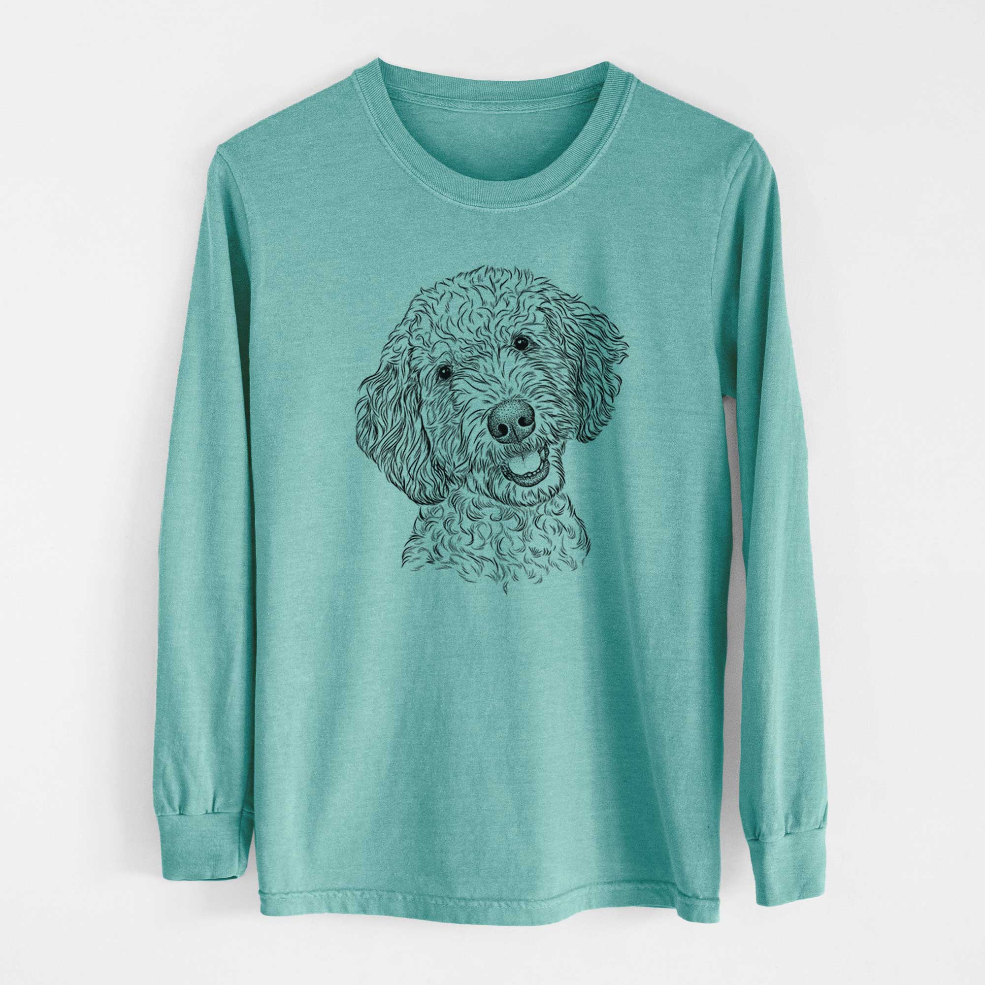 Bare Gizmo the Goldendoodle - Heavyweight 100% Cotton Long Sleeve