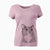 Bare Gizmo the Grey Cat - Women's V-neck Shirt