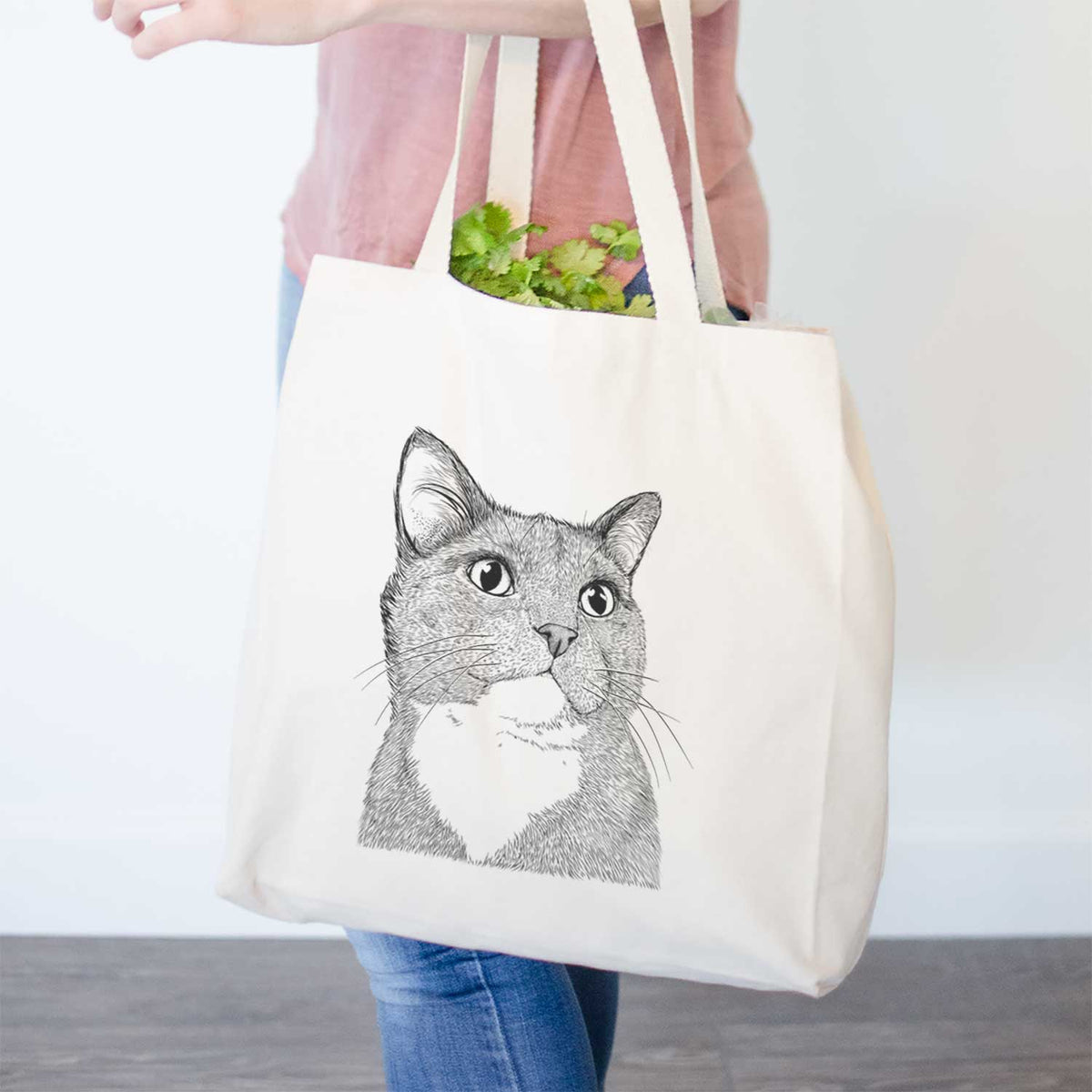 Gizmo the Grey Cat - Tote Bag