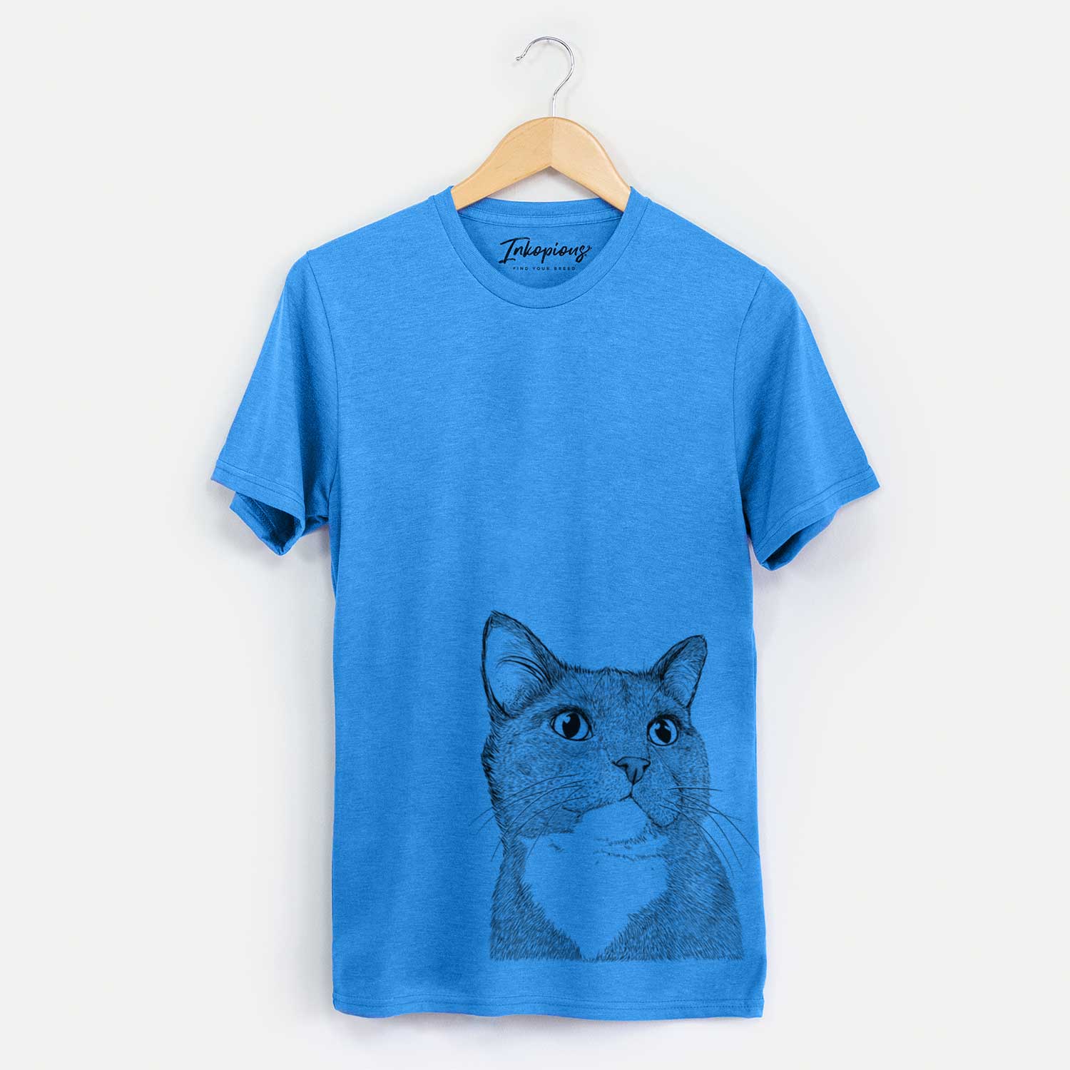 Bare Gizmo the Grey Cat - Unisex Crewneck