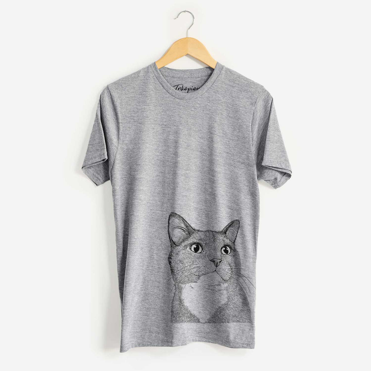 Gizmo the Grey Cat - Unisex Crewneck