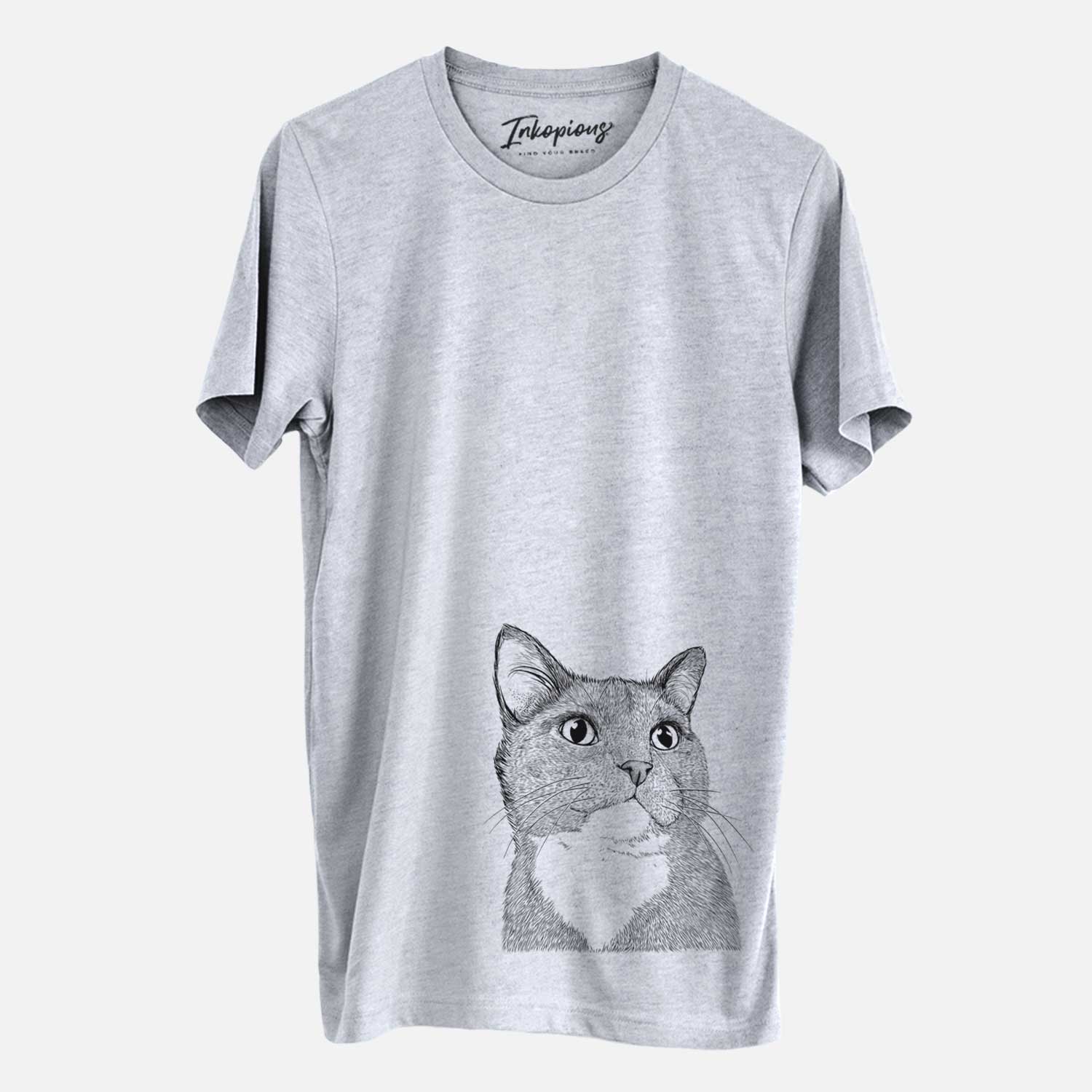 Bare Gizmo the Grey Cat - Unisex Crewneck