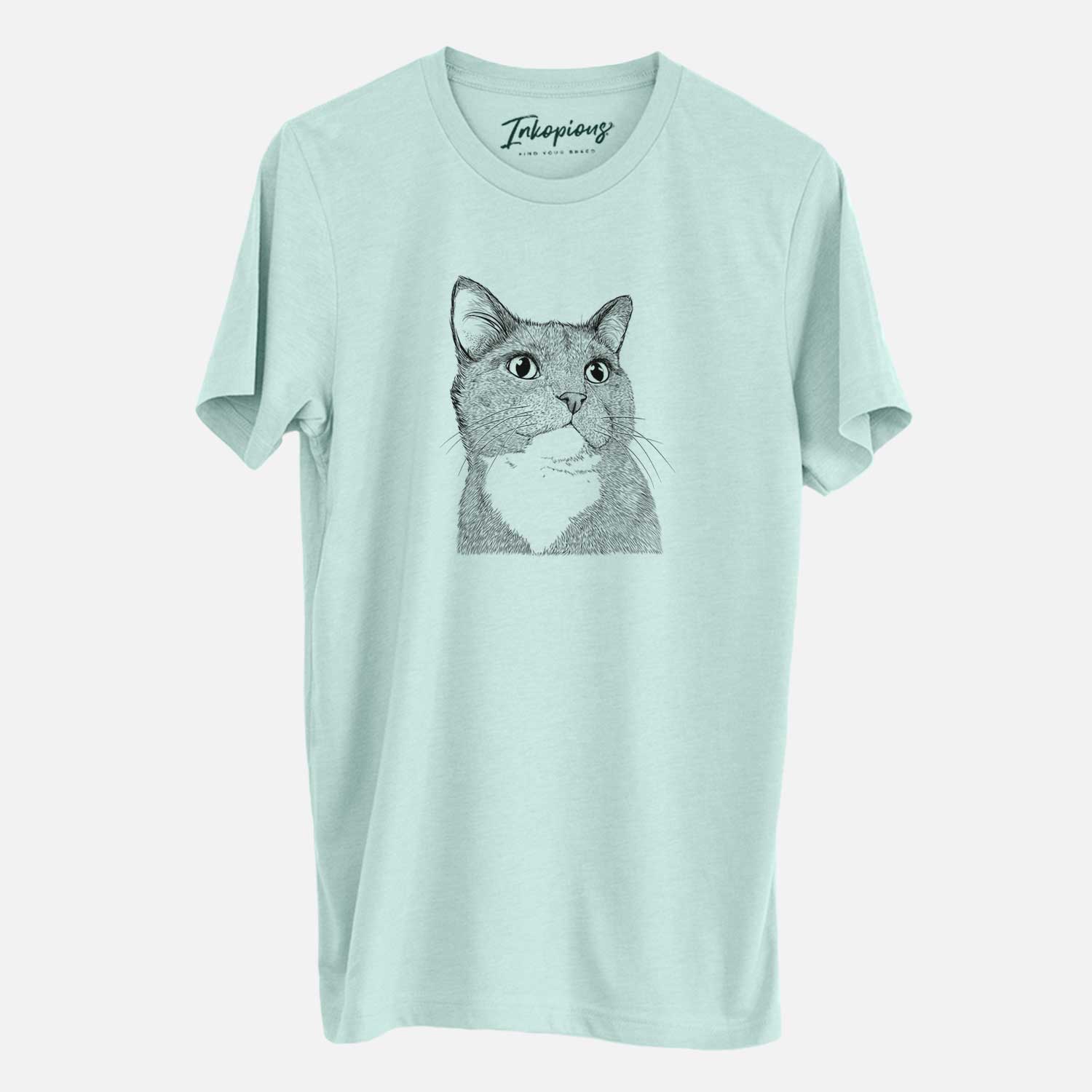 Bare Gizmo the Grey Cat - Unisex Crewneck