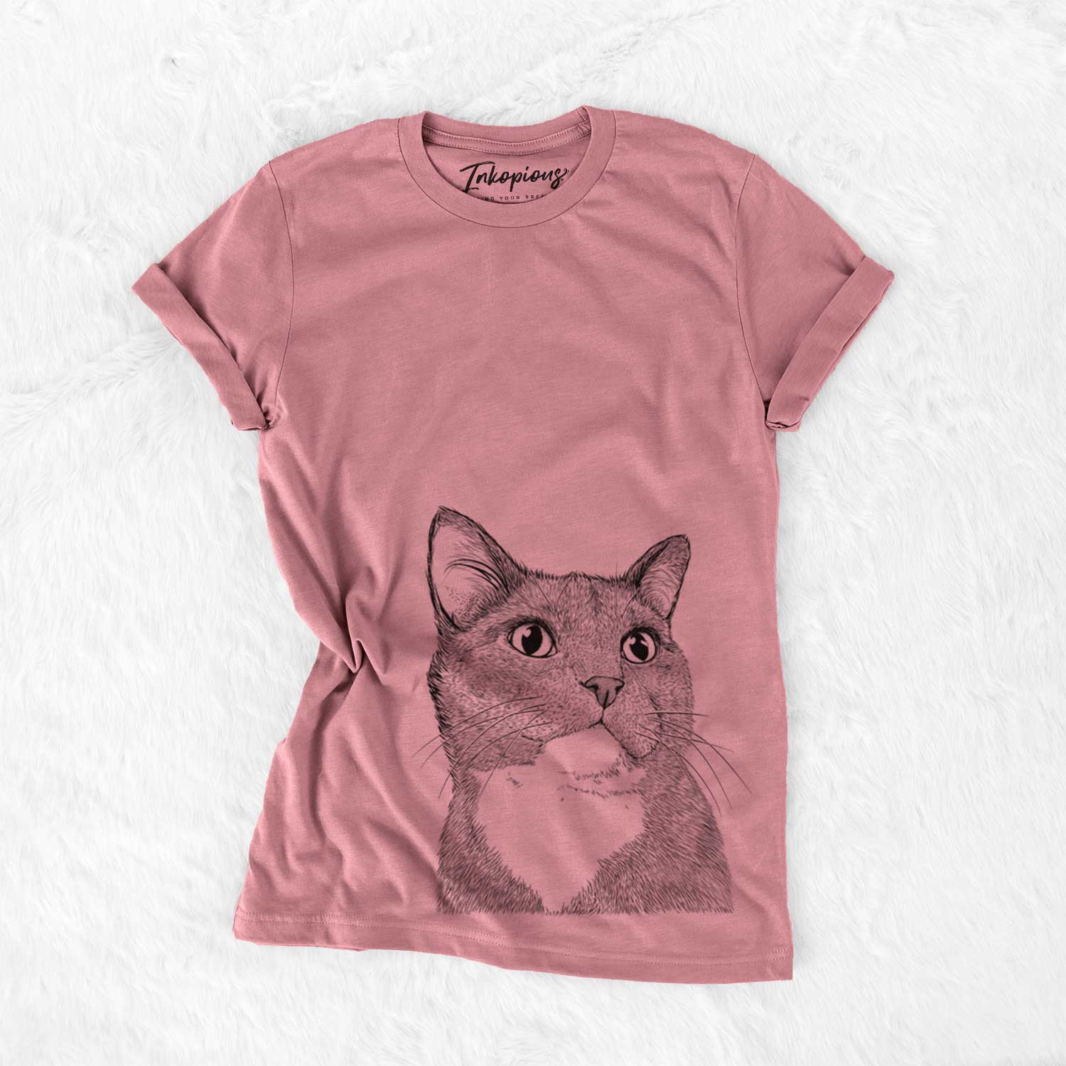 Bare Gizmo the Grey Cat - Unisex Crewneck