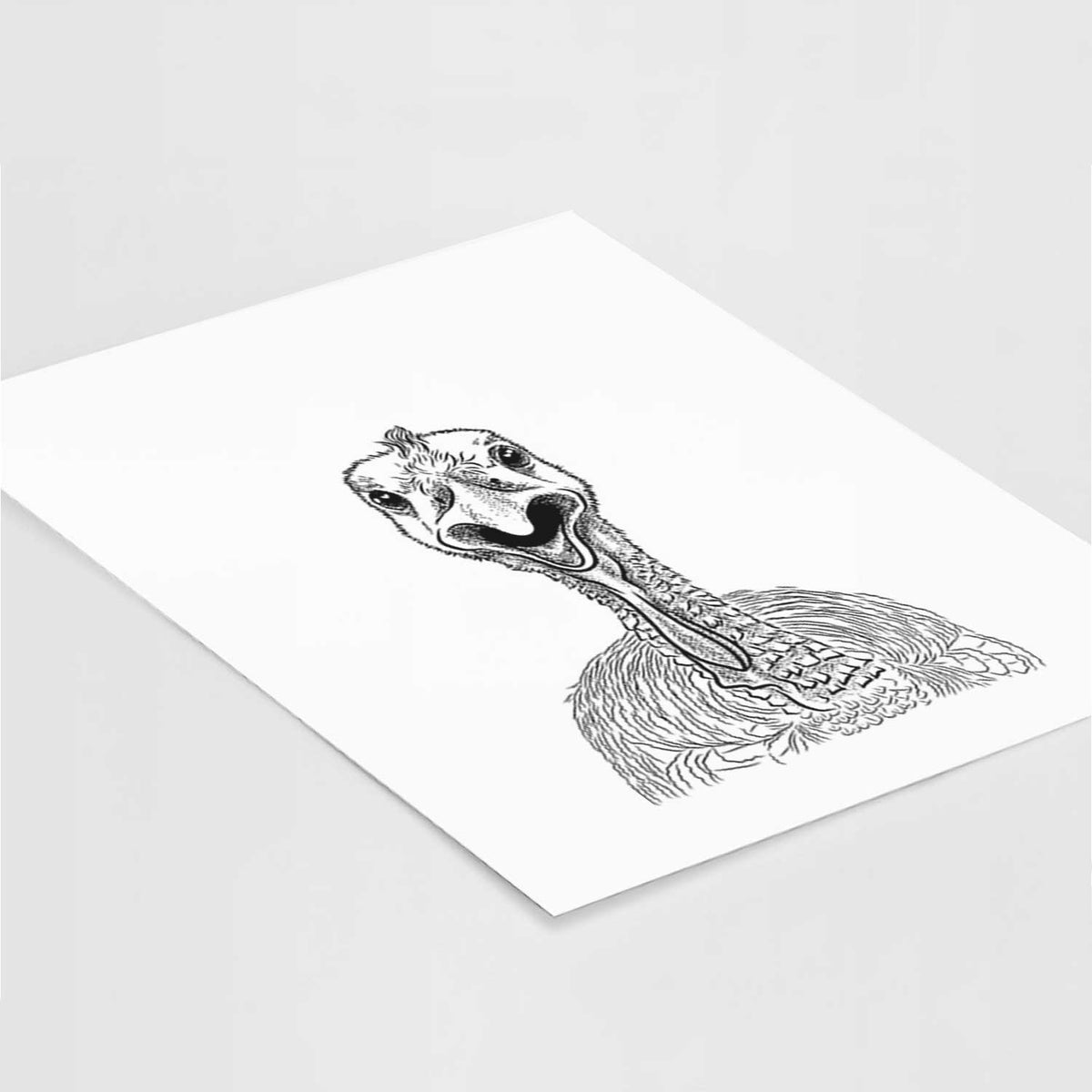Gobble the Turkey Art Print