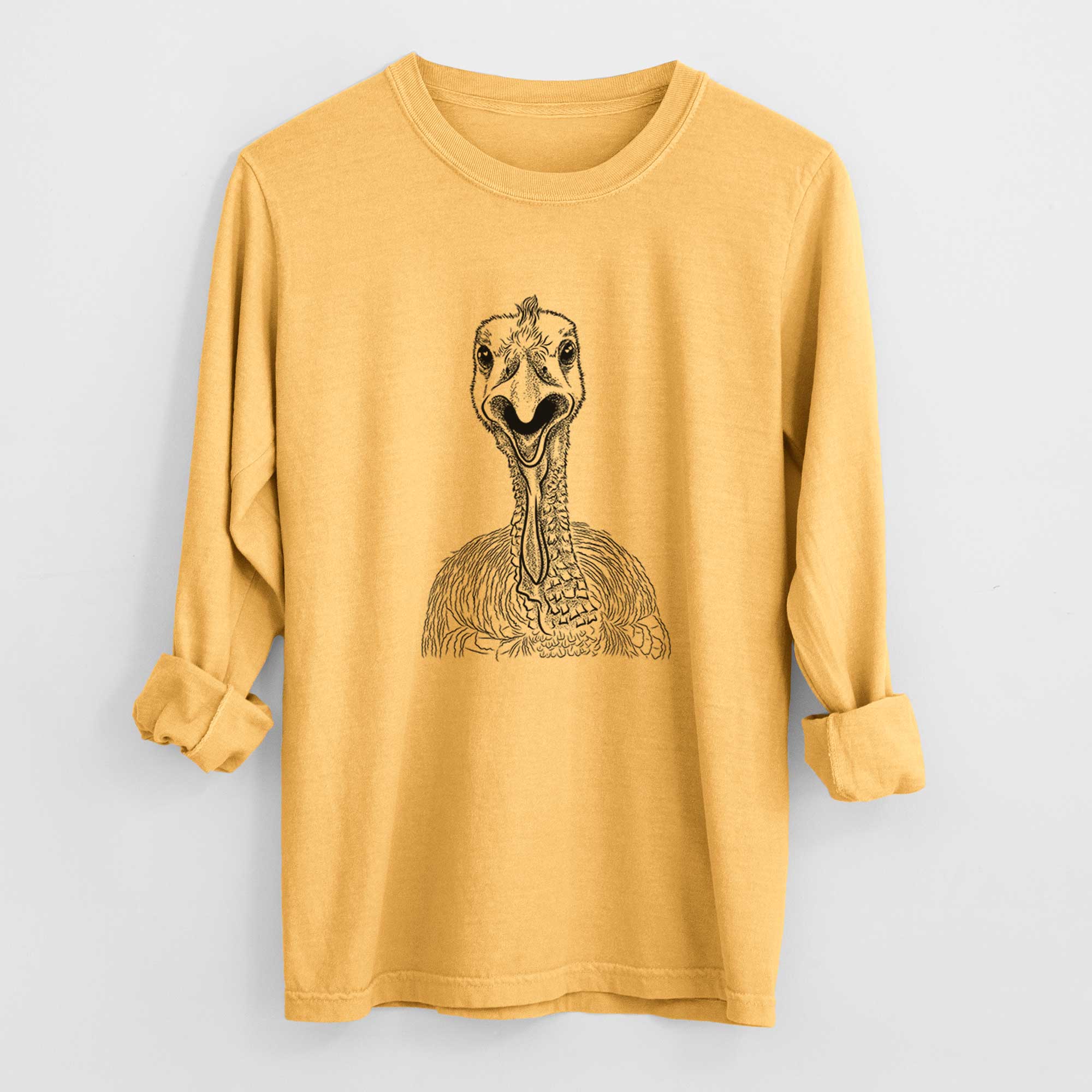 Bare Gobble the Turkey - Heavyweight 100% Cotton Long Sleeve