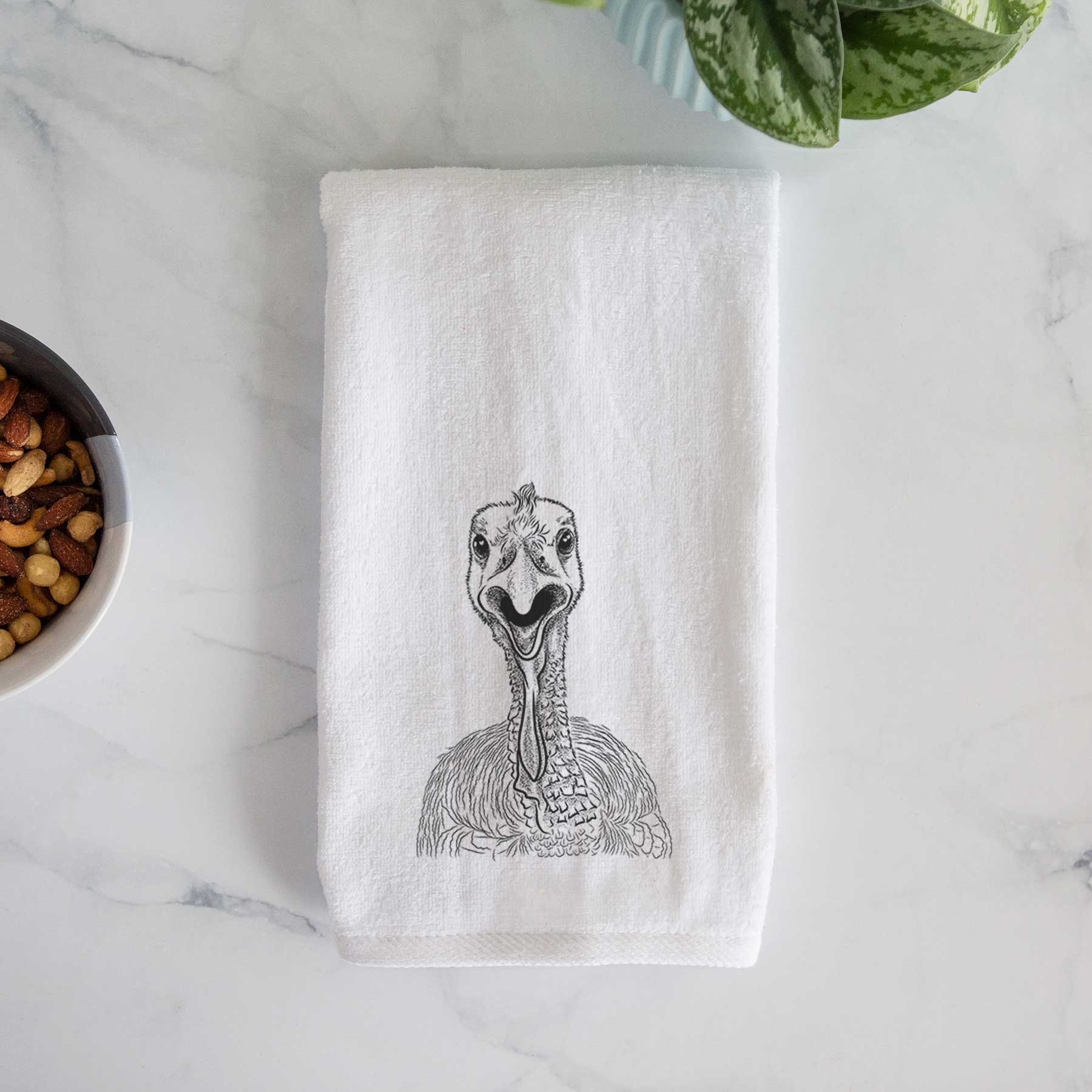 Gobble the Turkey Decorative Hand Towel