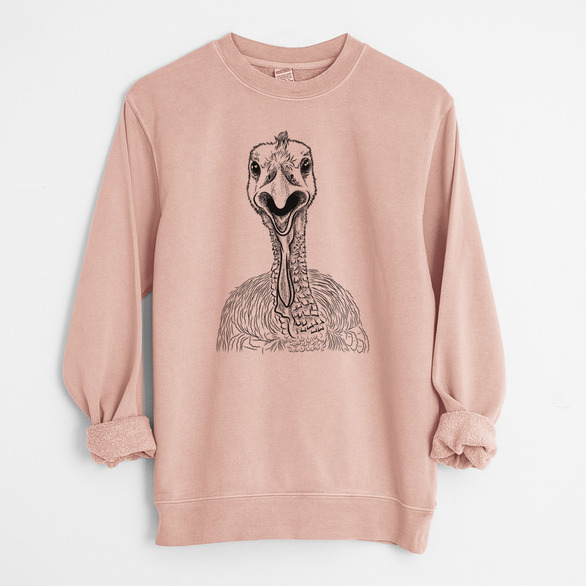 Bare Gobble the Turkey - Unisex Pigment Dyed Crew Sweatshirt