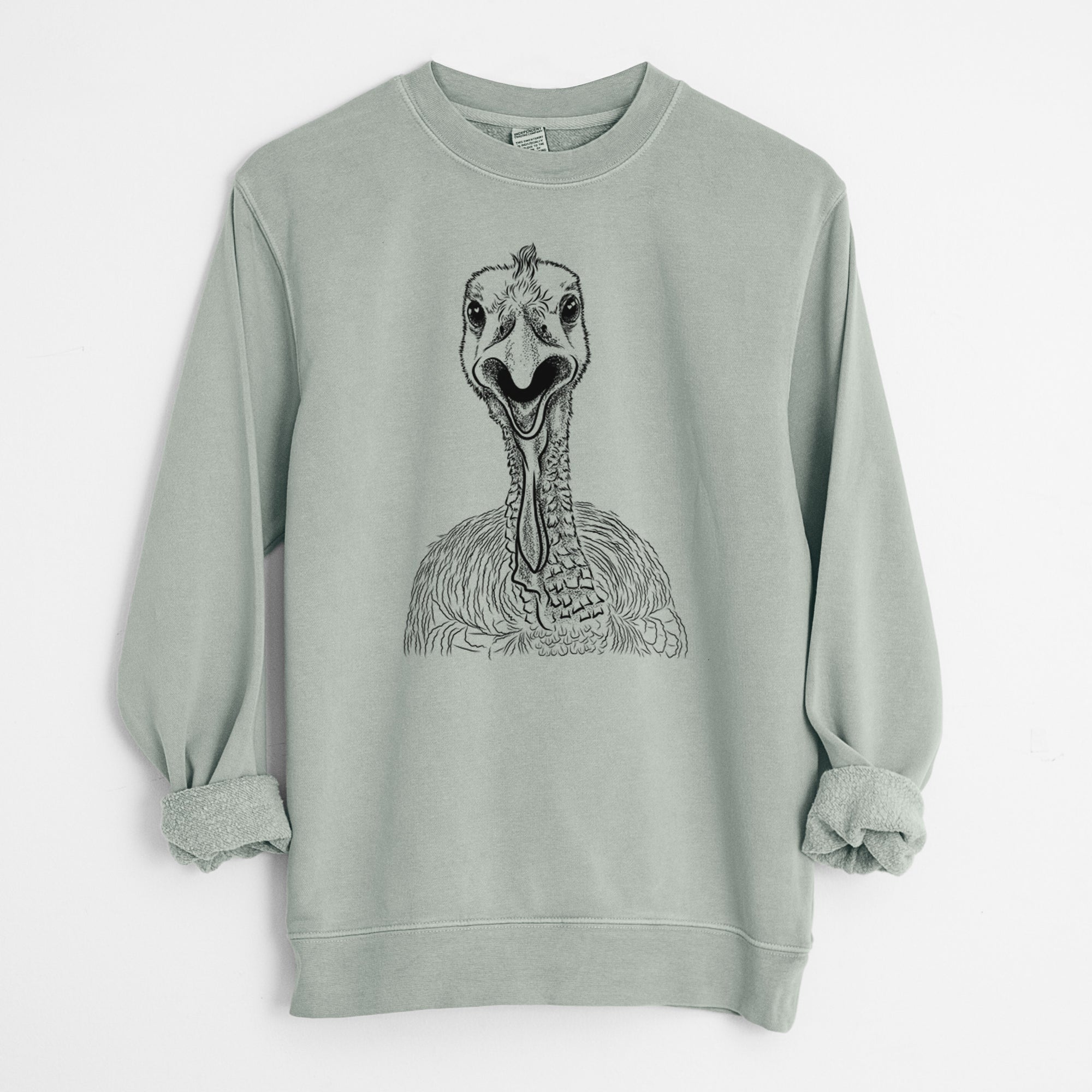 Bare Gobble the Turkey - Unisex Pigment Dyed Crew Sweatshirt