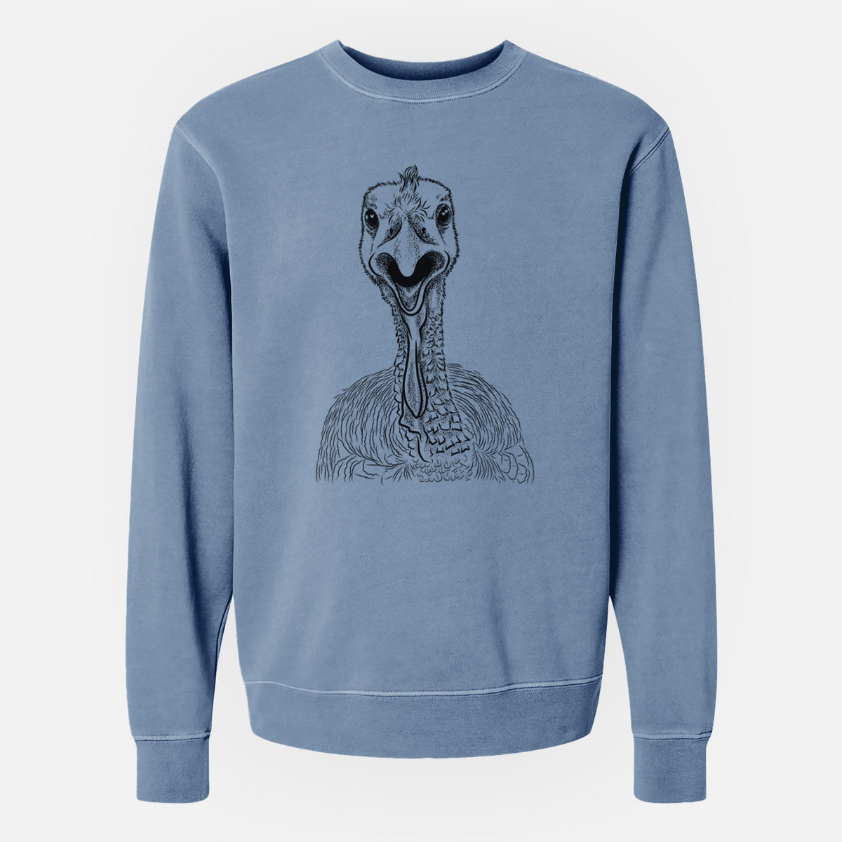 Bare Gobble the Turkey - Unisex Pigment Dyed Crew Sweatshirt