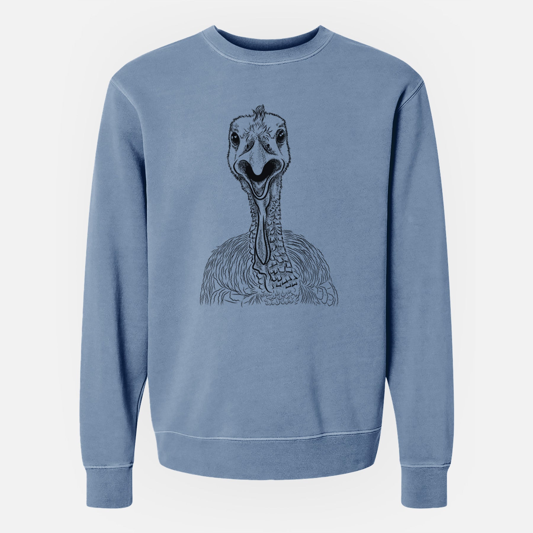 Bare Gobble the Turkey - Unisex Pigment Dyed Crew Sweatshirt