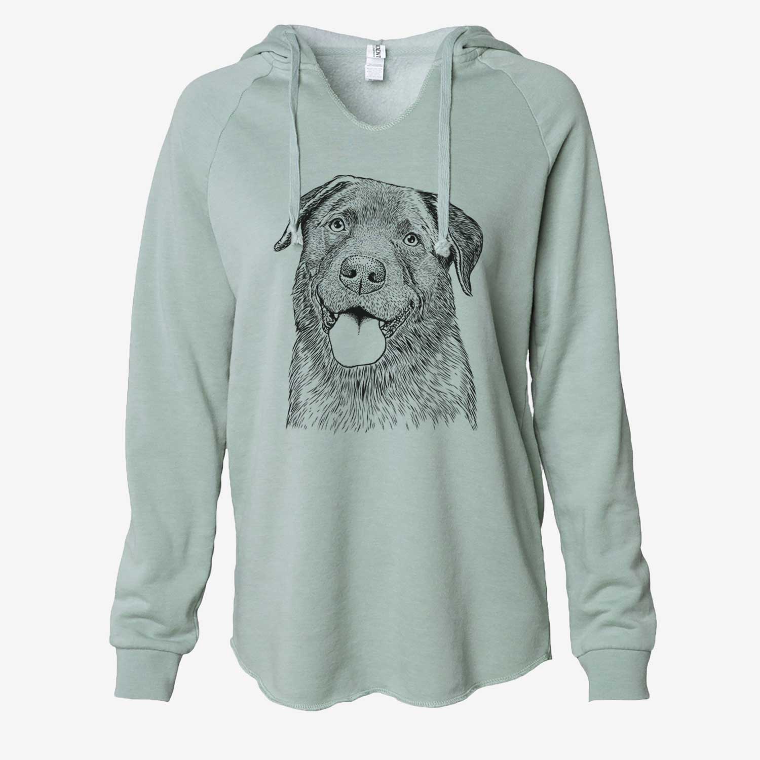 Gonzo the Chocolate Lab - Cali Wave Hooded Sweatshirt