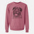 Bare Gonzo the Chocolate Lab - Unisex Pigment Dyed Crew Sweatshirt