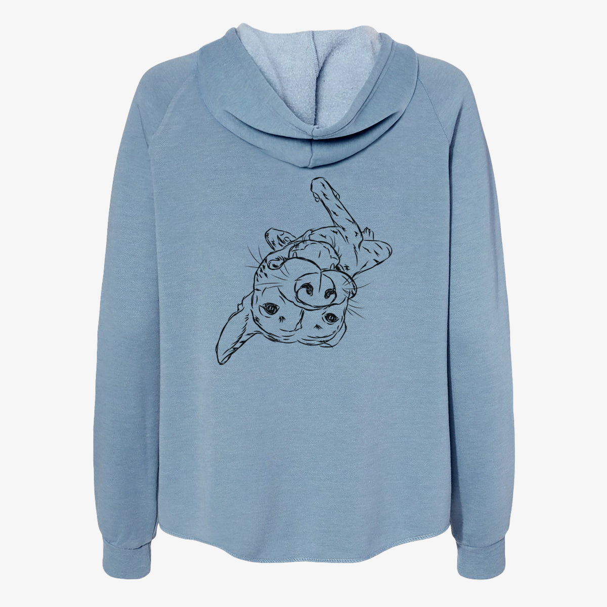 Goose the Mixed Breed - Women's Cali Wave Zip-Up Sweatshirt