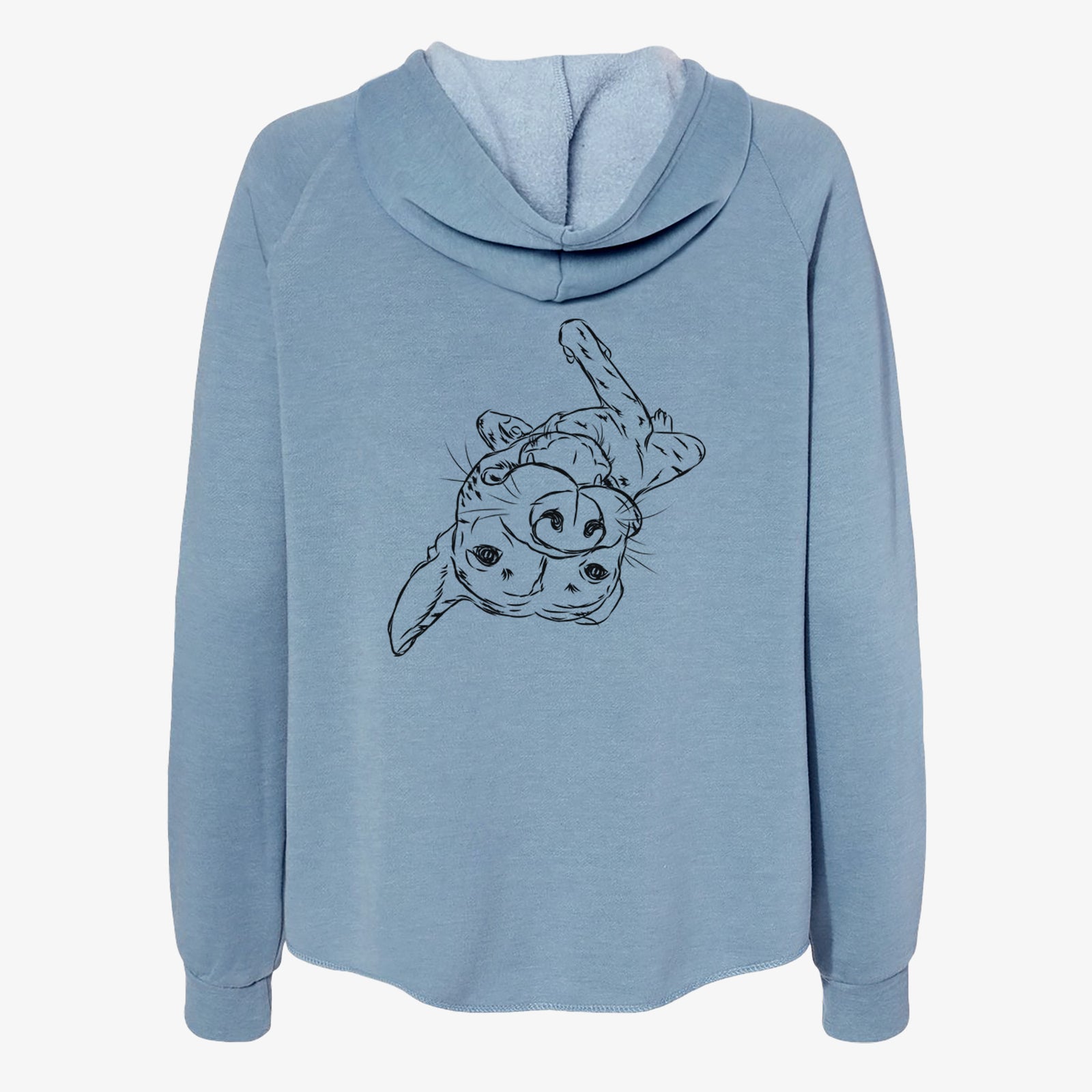 Goose the Mixed Breed - Women's Cali Wave Zip-Up Sweatshirt