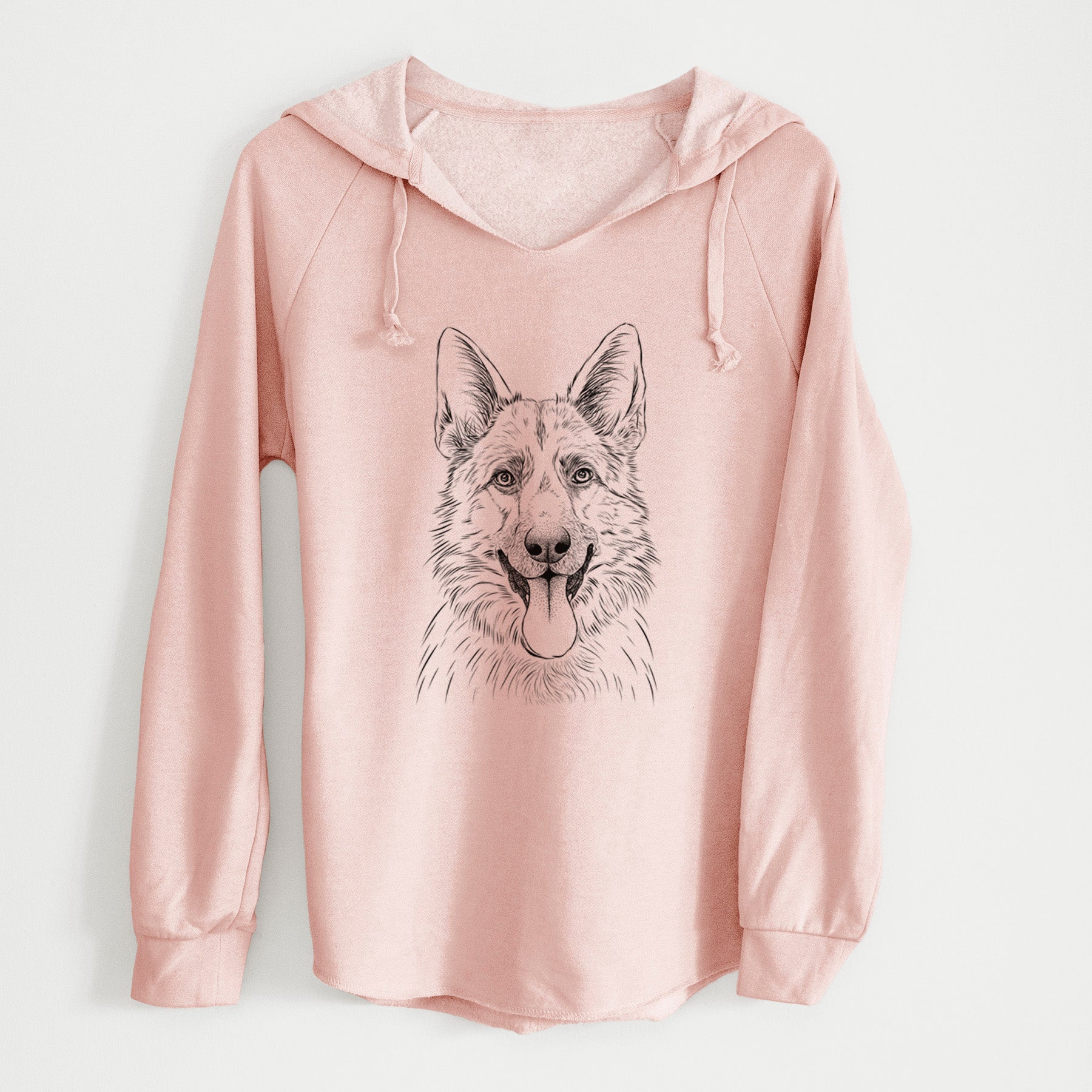 Bare Grace the German Shepherd - Cali Wave Hooded Sweatshirt