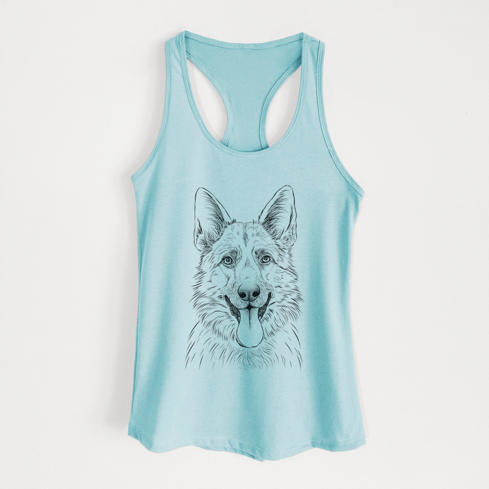 Grace the German Shepherd - Women's Racerback Tanktop