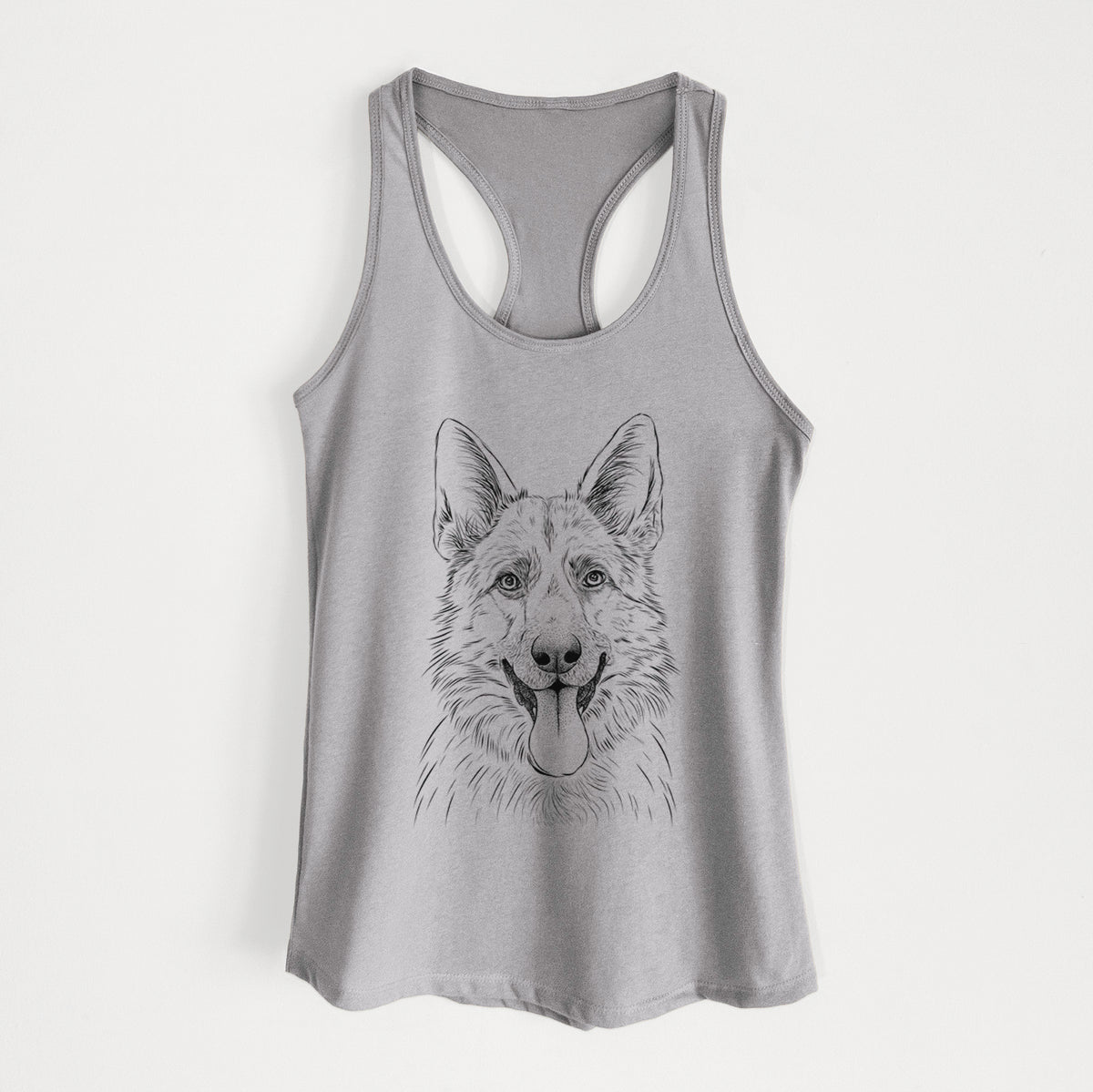 Grace the German Shepherd - Women&#39;s Racerback Tanktop