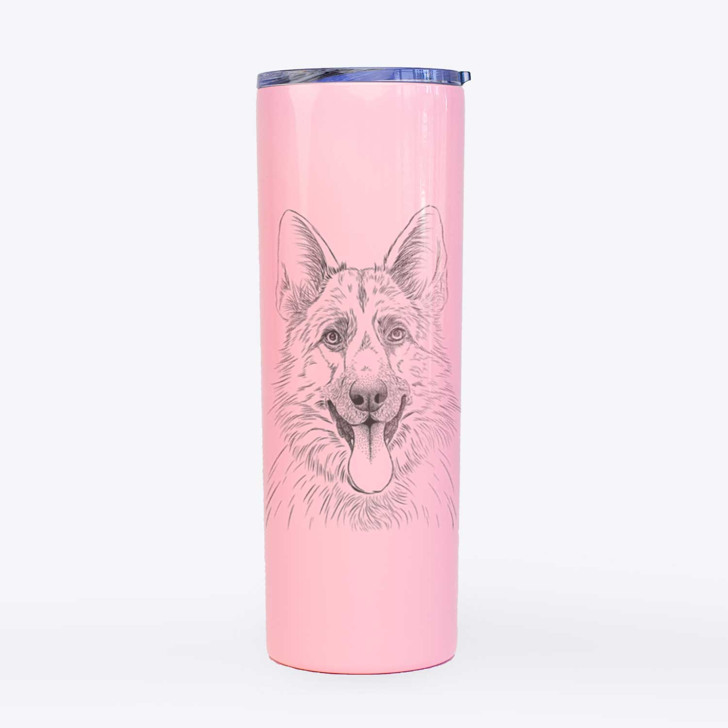 Grace the German Shepherd - 20oz Skinny Tumbler