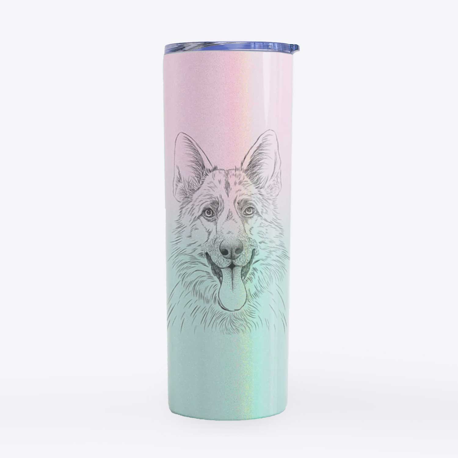 Grace the German Shepherd - 20oz Skinny Tumbler