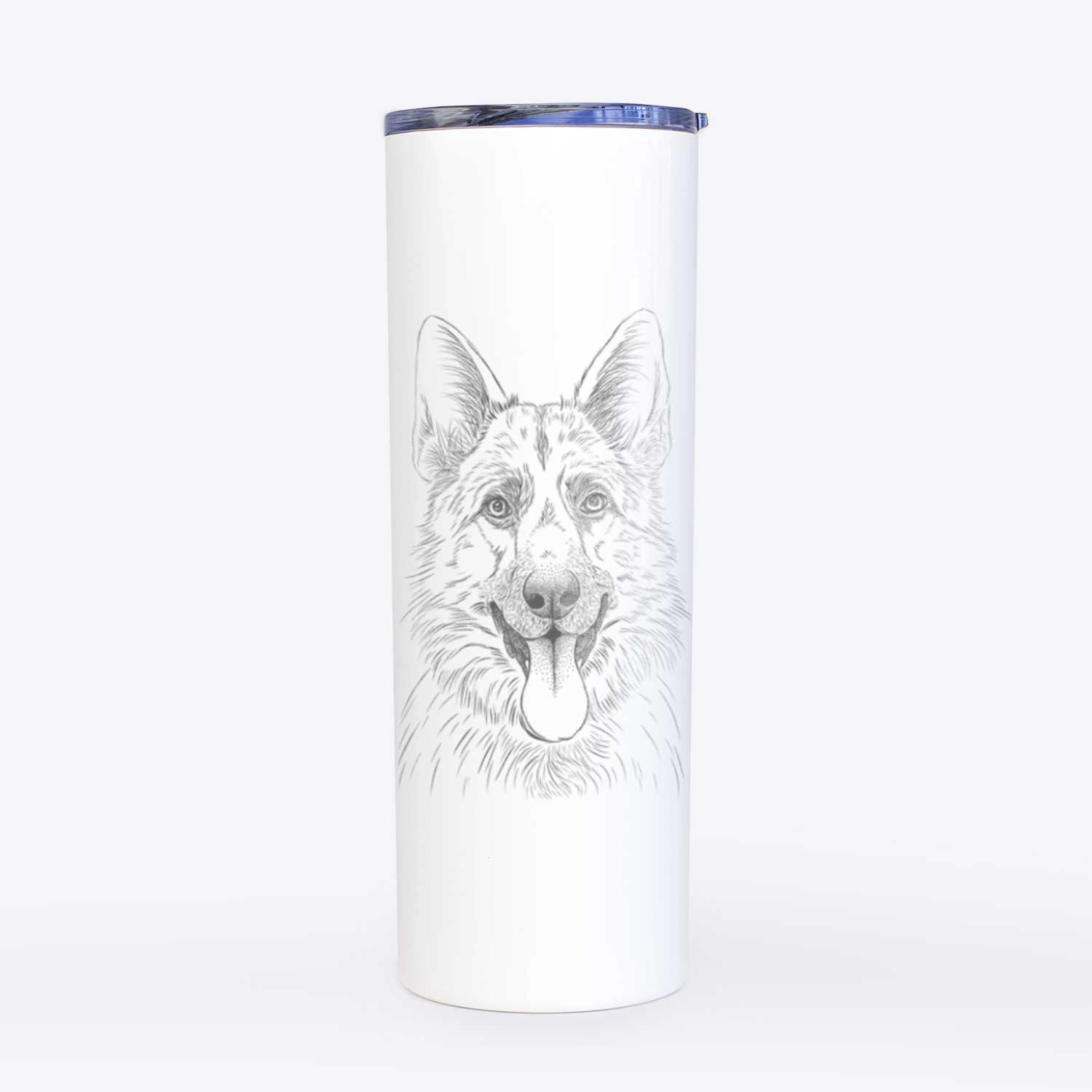 Grace the German Shepherd - 20oz Skinny Tumbler