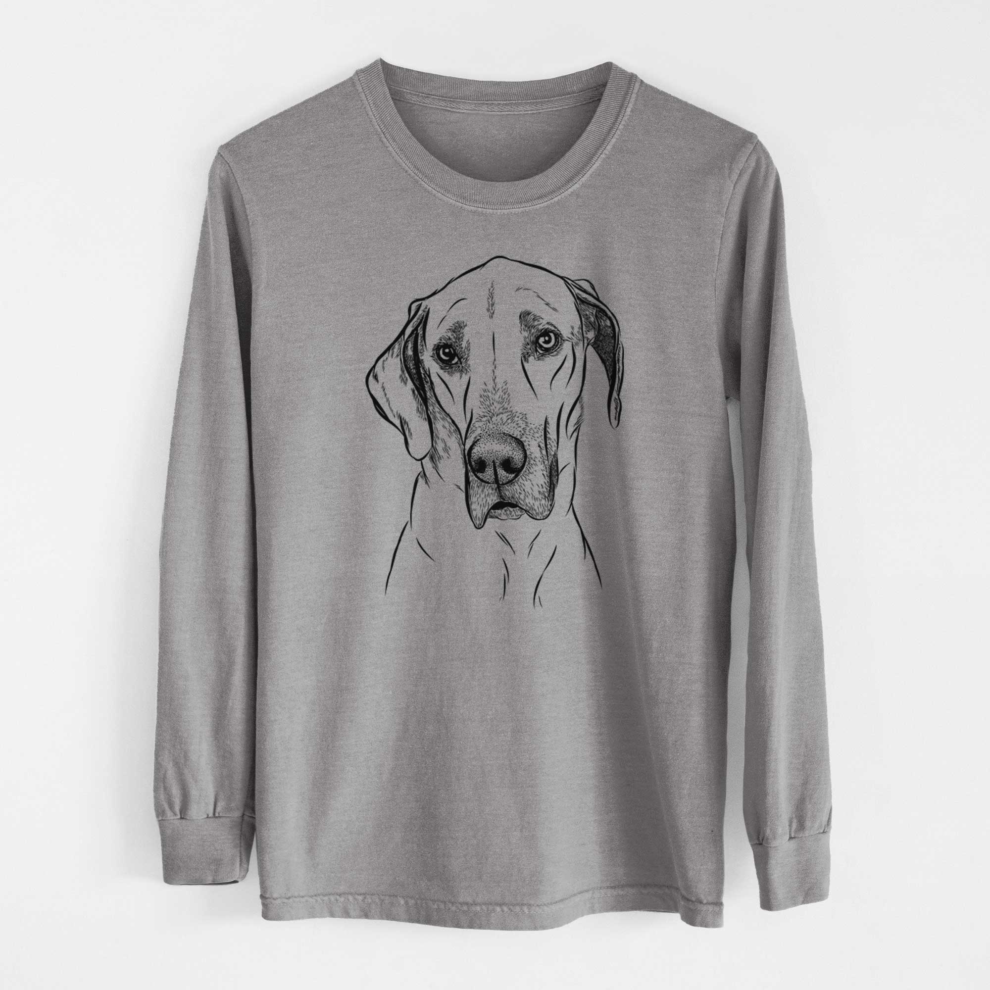 Bare Gracie the Great Dane - Heavyweight 100% Cotton Long Sleeve