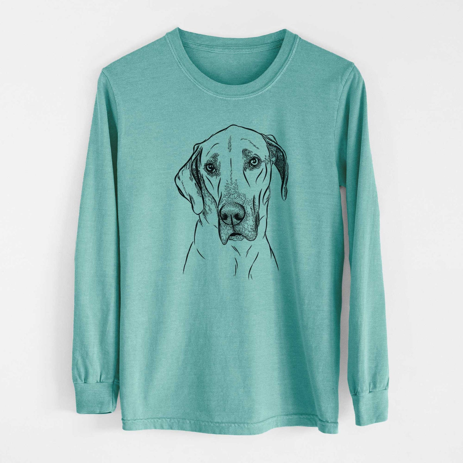 Bare Gracie the Great Dane - Heavyweight 100% Cotton Long Sleeve