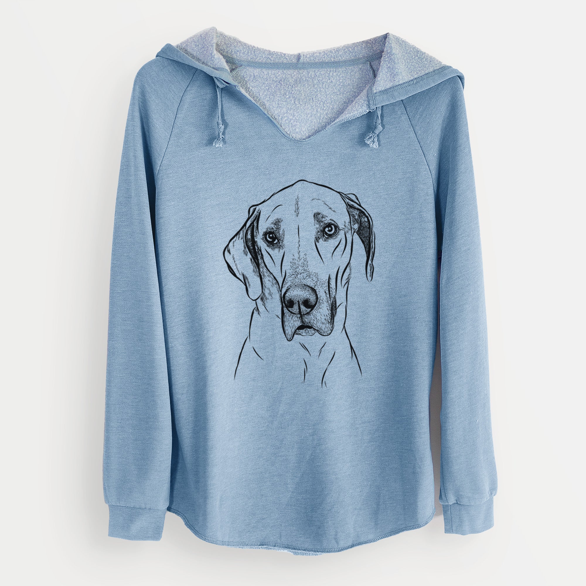 Bare Gracie the Great Dane - Cali Wave Hooded Sweatshirt