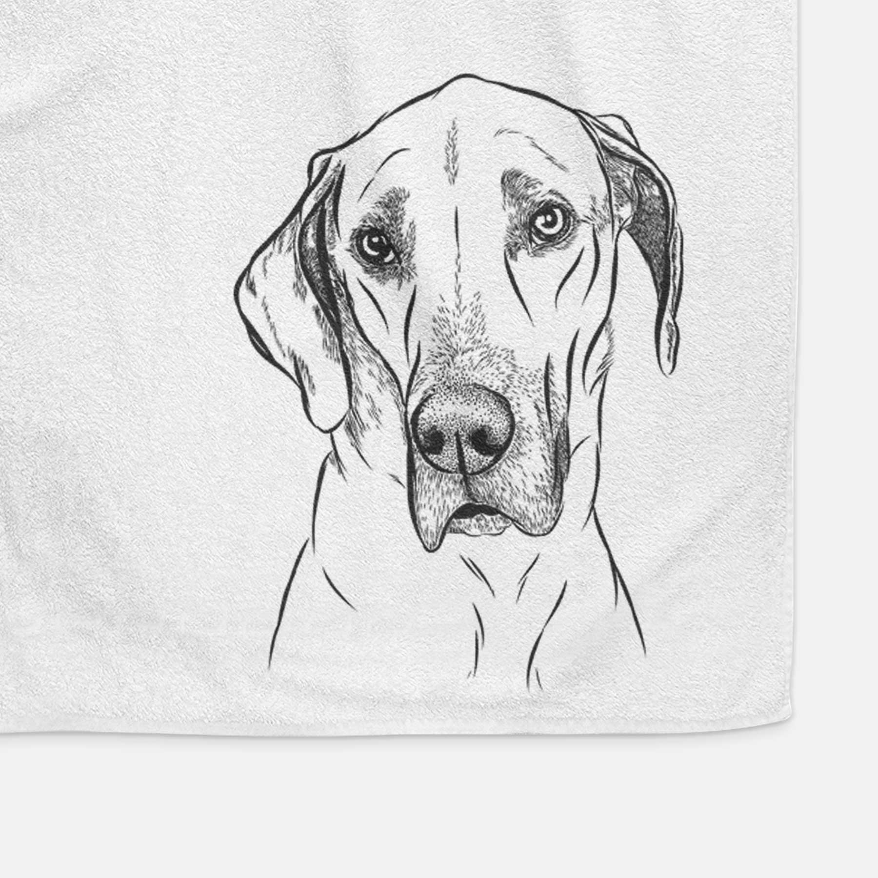 Gracie the Great Dane Decorative Hand Towel