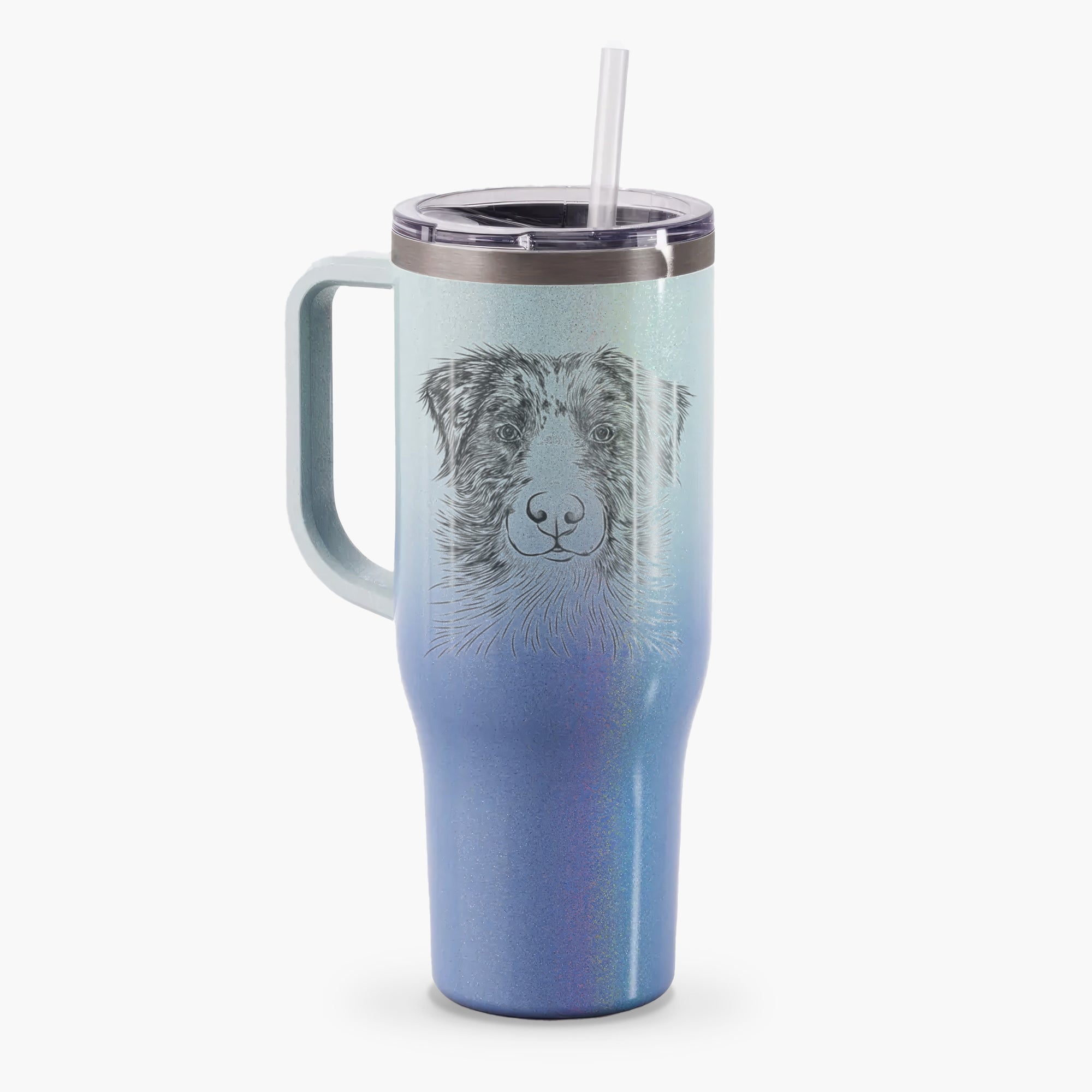 Gram the Australian Shepherd - 40oz Tumbler with Handle