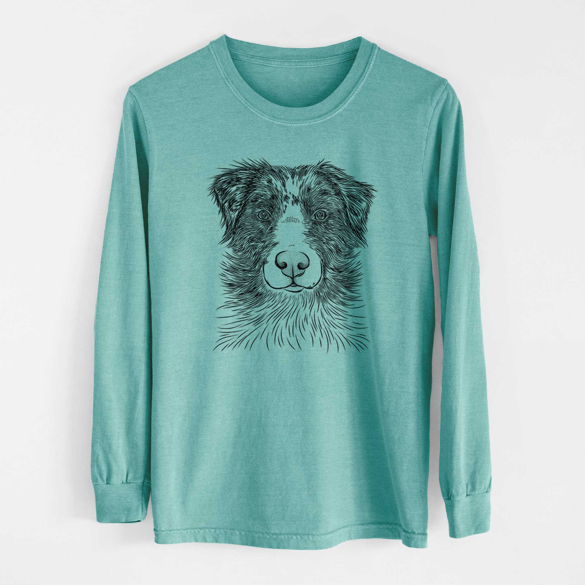 Bare Gram the Australian Shepherd - Heavyweight 100% Cotton Long Sleeve