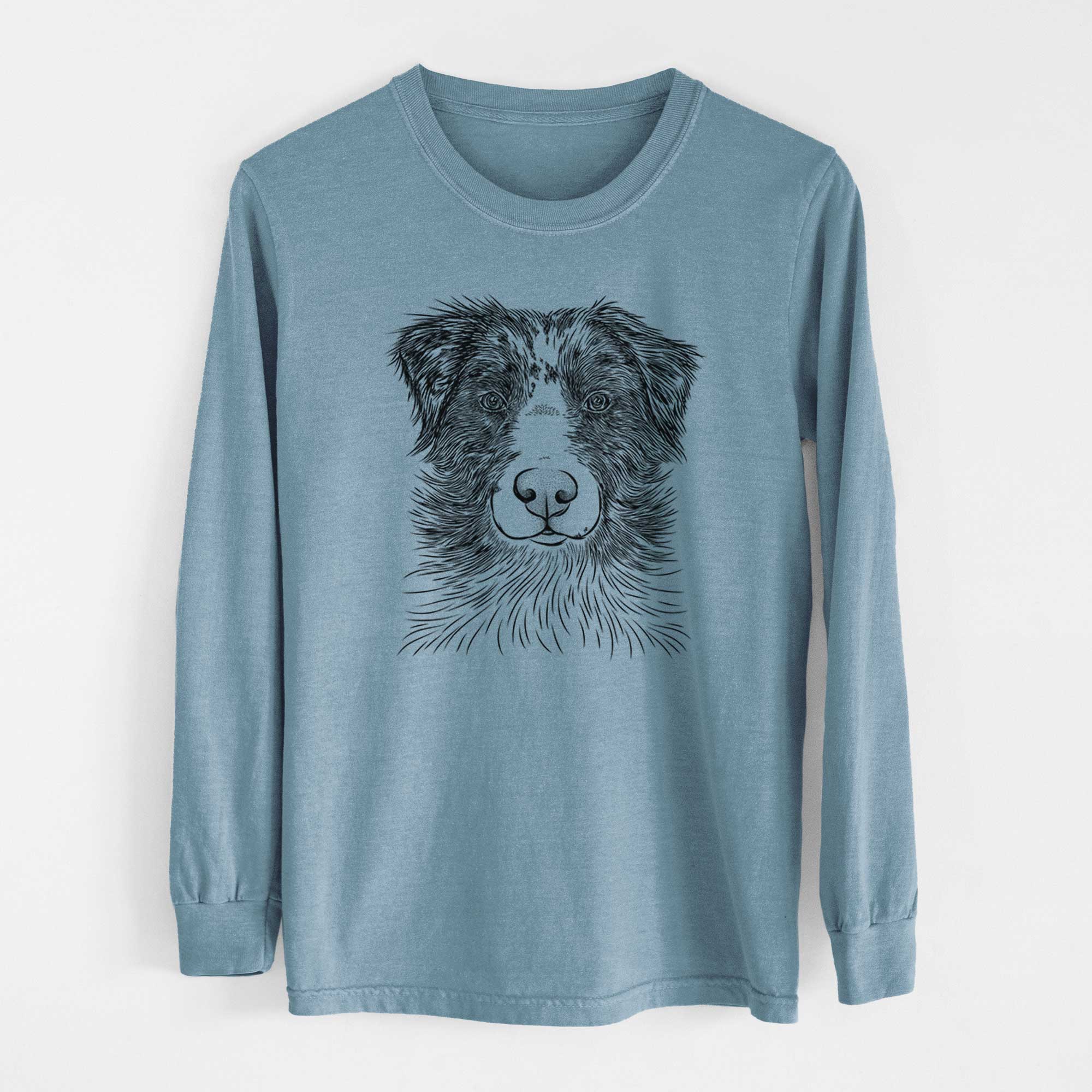 Bare Gram the Australian Shepherd - Heavyweight 100% Cotton Long Sleeve