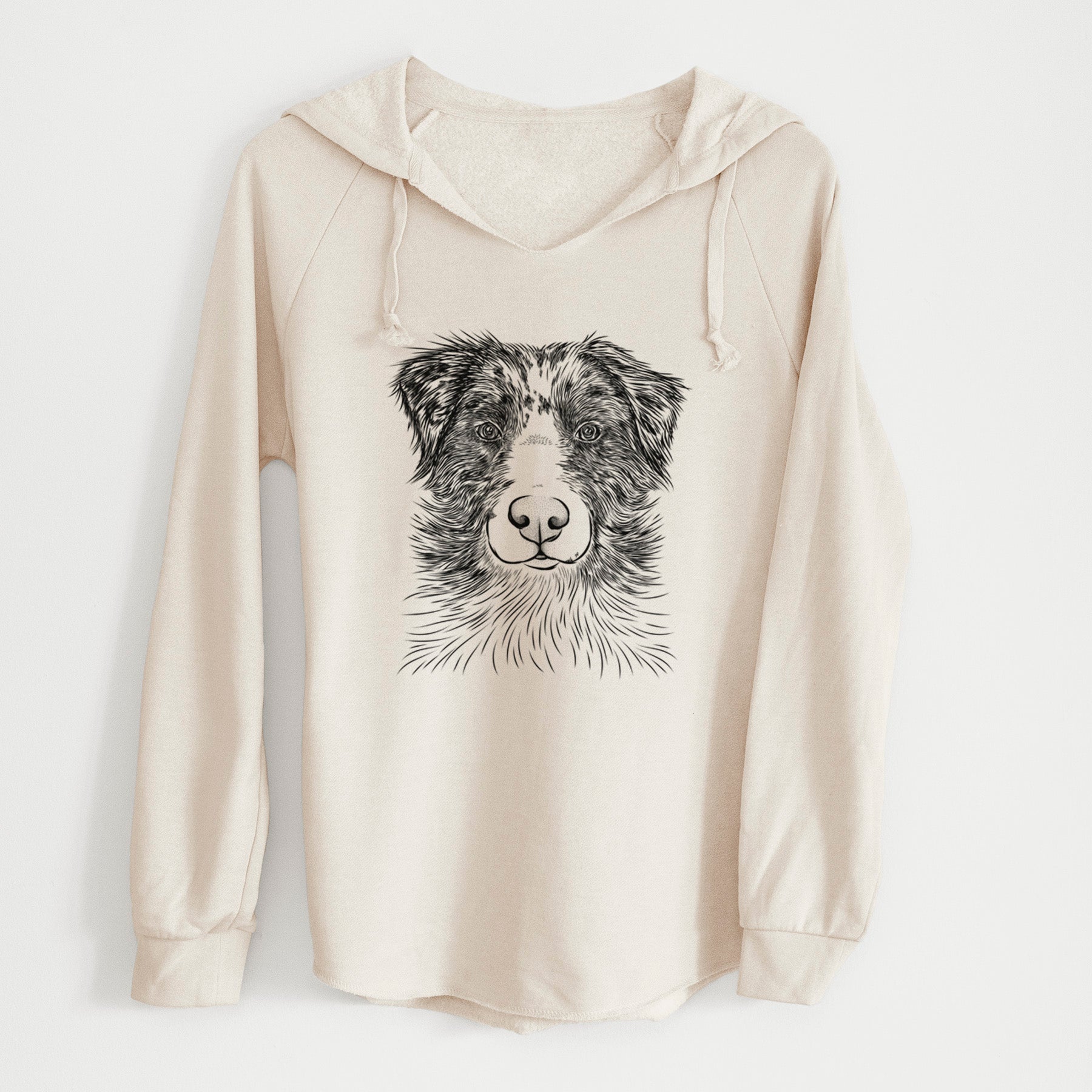 Bare Gram the Australian Shepherd - Cali Wave Hooded Sweatshirt