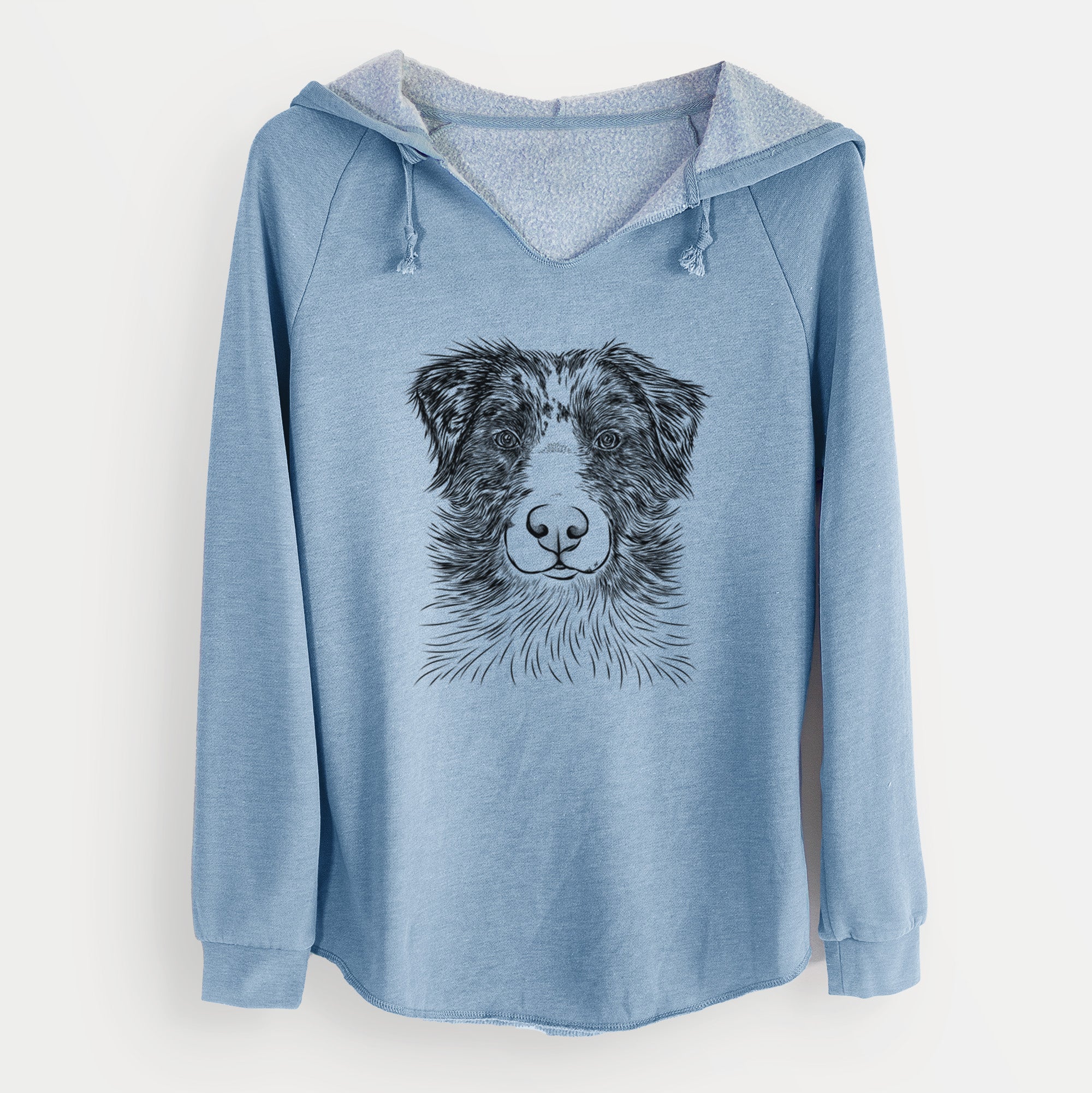 Bare Gram the Australian Shepherd - Cali Wave Hooded Sweatshirt