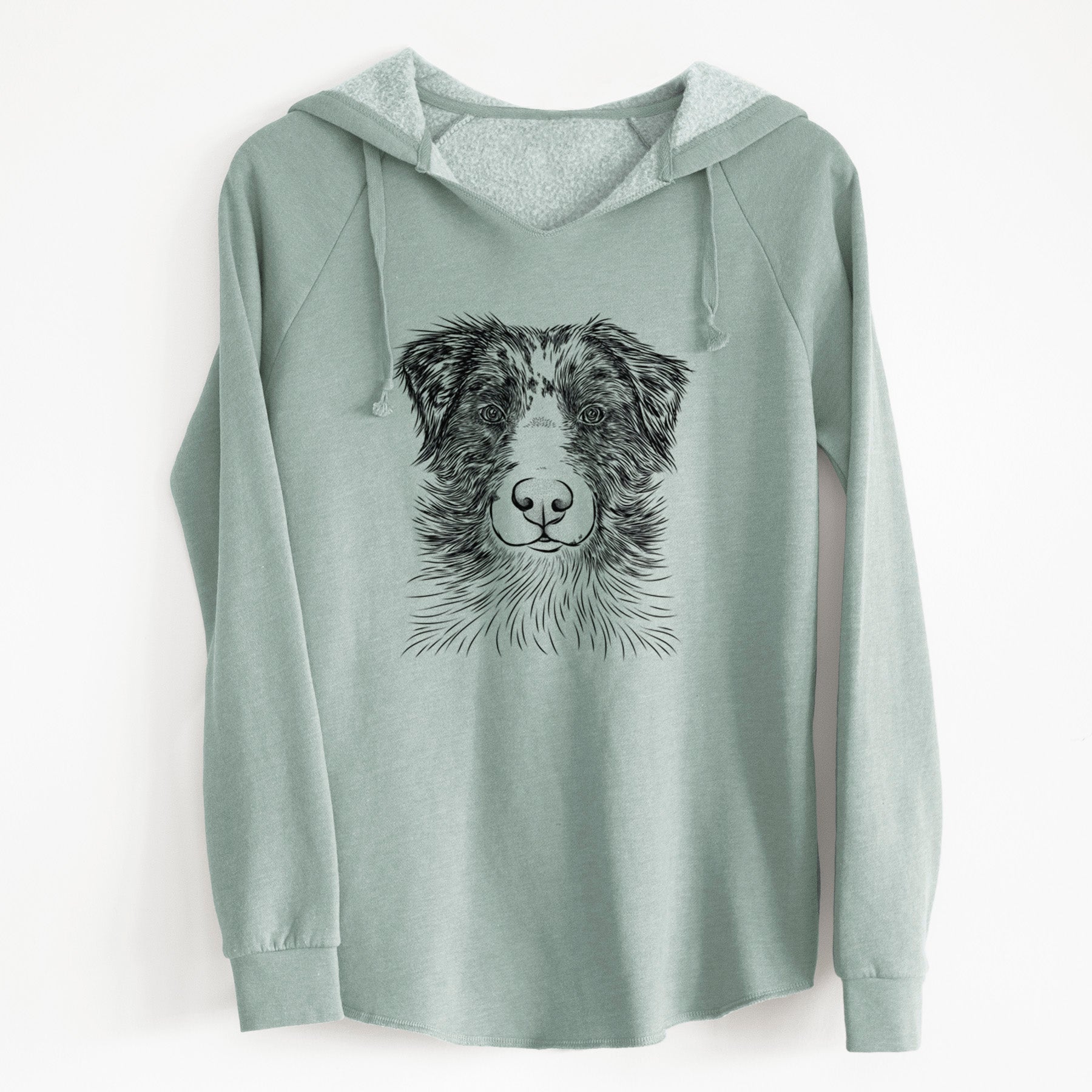 Bare Gram the Australian Shepherd - Cali Wave Hooded Sweatshirt