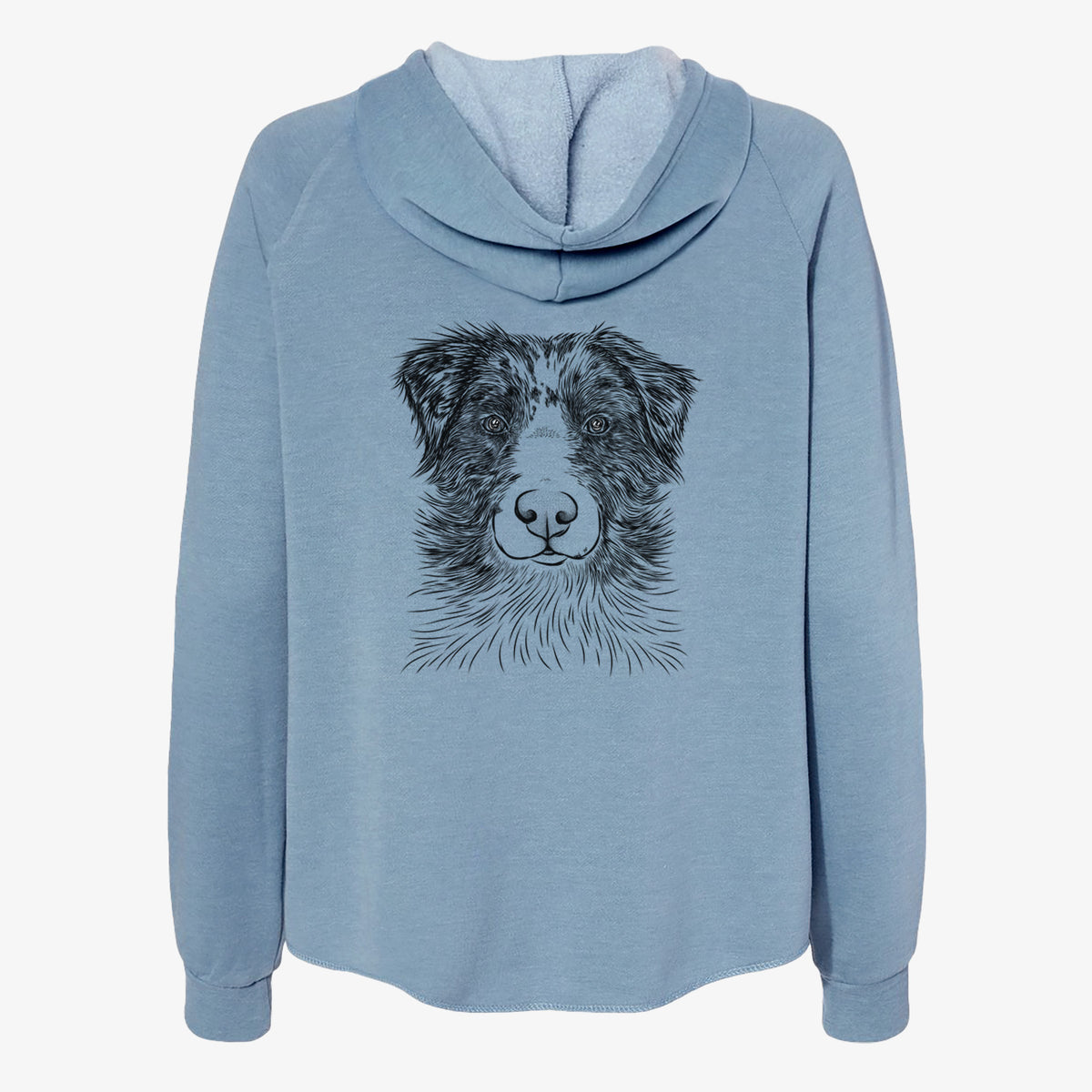Gram the Australian Shepherd - Women's Cali Wave Zip-Up Sweatshirt