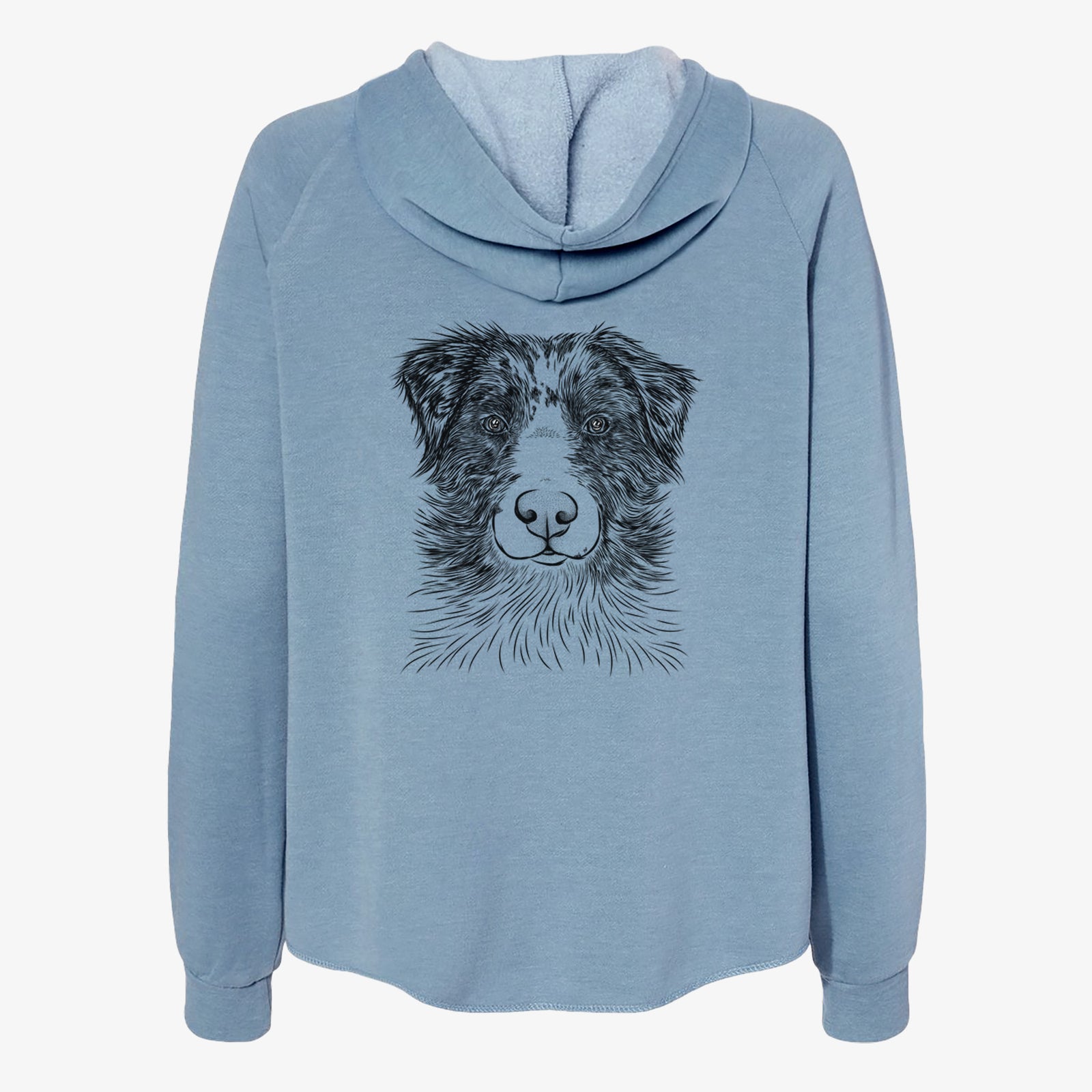 Gram the Australian Shepherd - Women's Cali Wave Zip-Up Sweatshirt