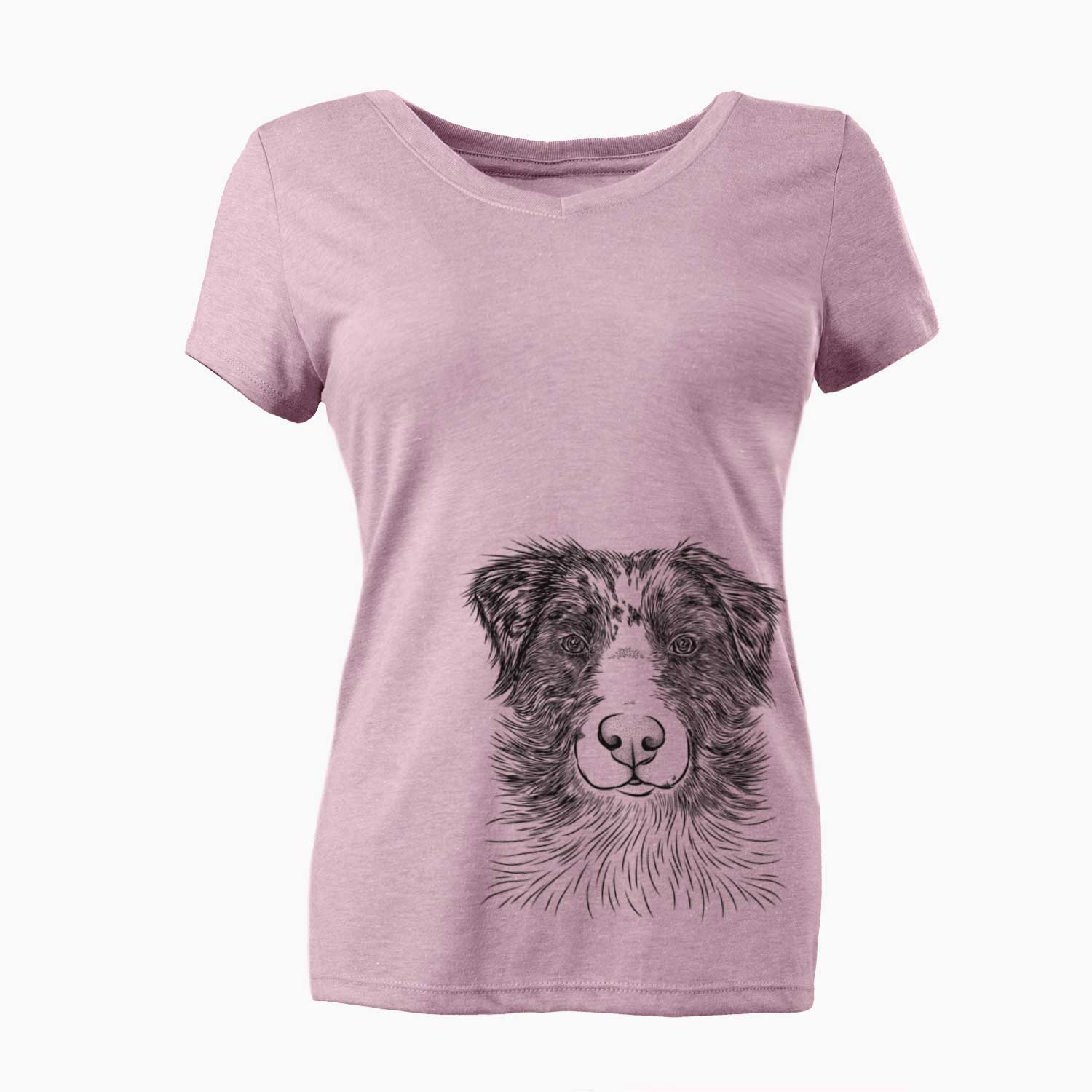 Bare Gram the Australian Shepherd - Women's V-neck Shirt