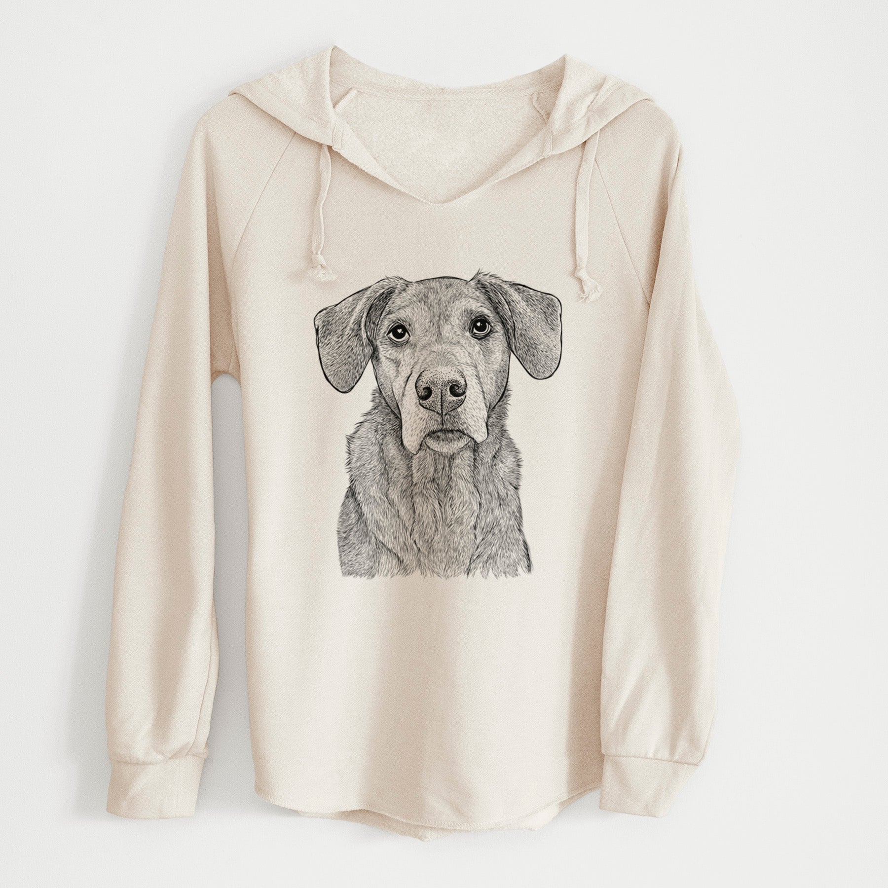 Bare Gravy the Plott Hound Beagle Mix - Cali Wave Hooded Sweatshirt