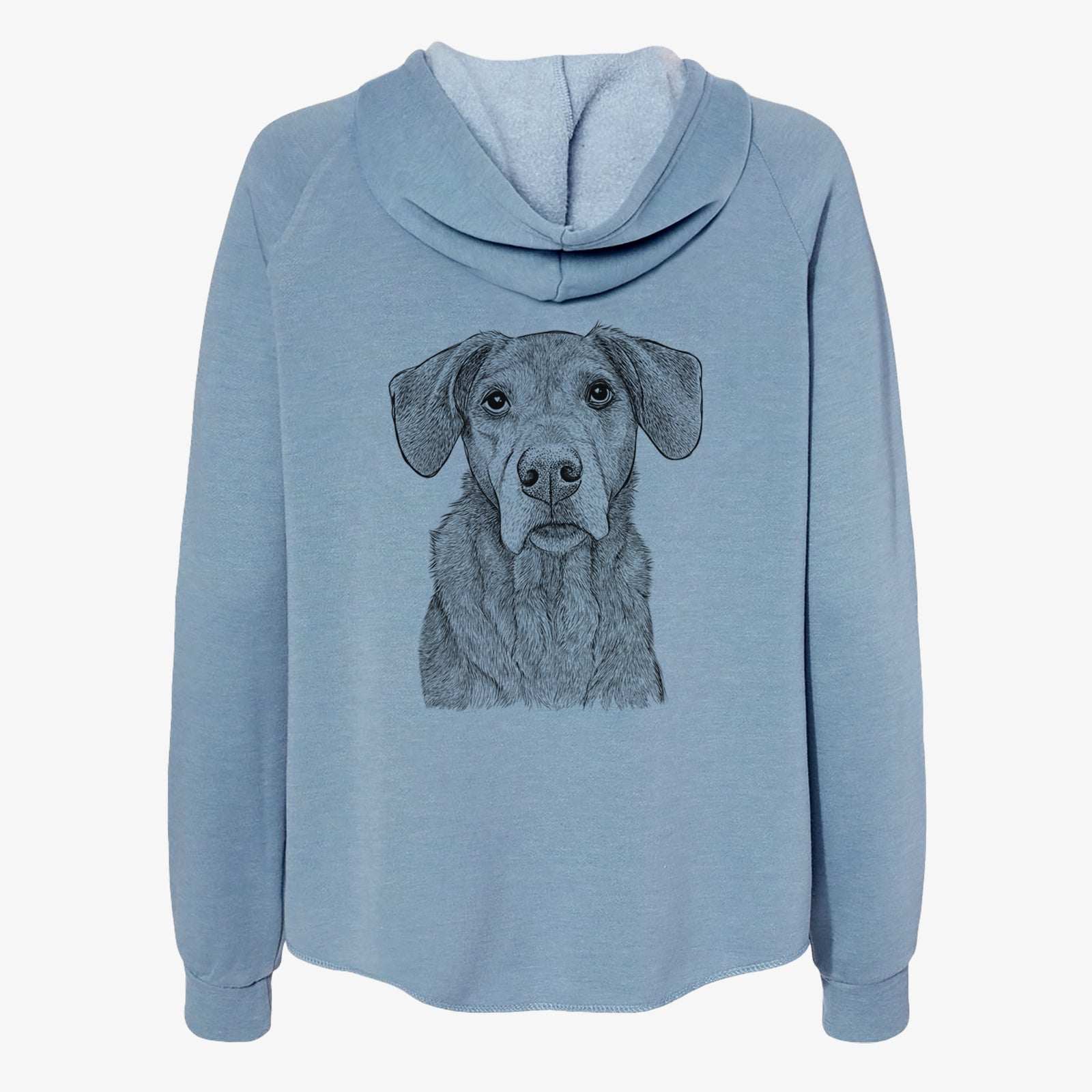 Gravy the Plott Hound Beagle Mix - Women's Cali Wave Zip-Up Sweatshirt