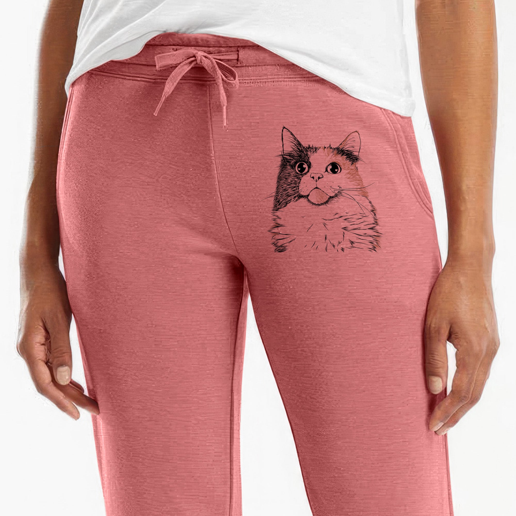 Greta the Calico Cat - Women's Cali Wave Joggers