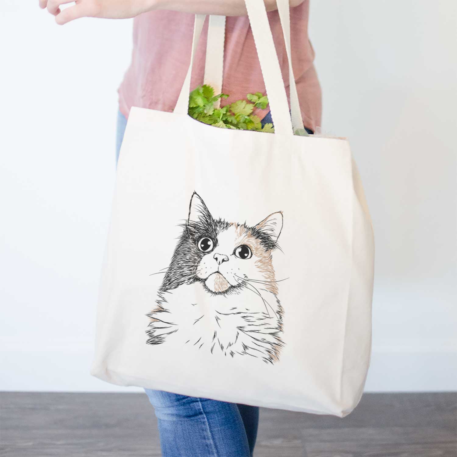 Greta the Calico Cat - Tote Bag