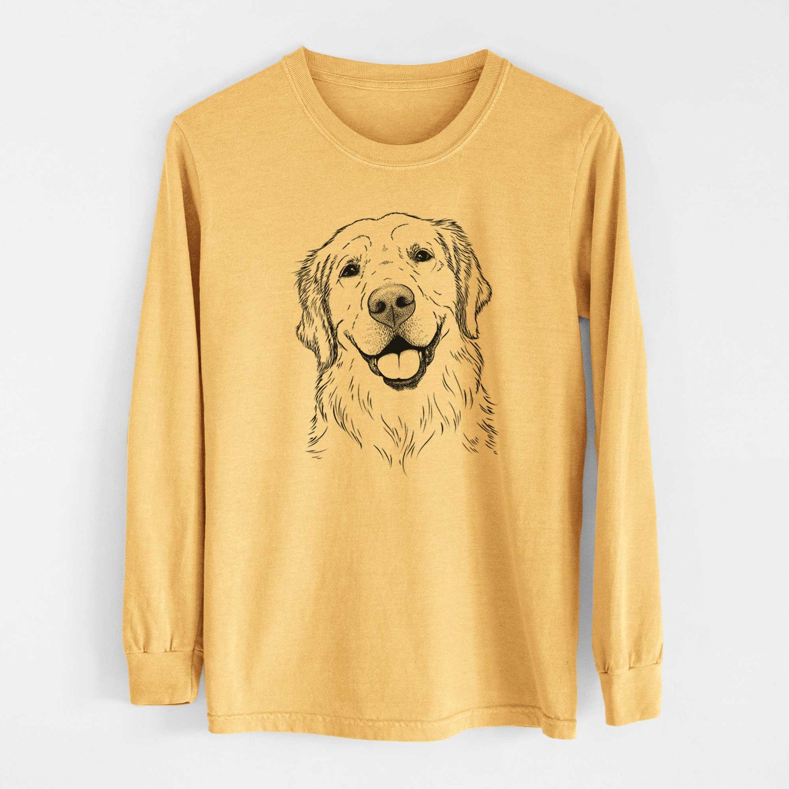 Bare Griffin the Golden Retriever - Heavyweight 100% Cotton Long Sleeve