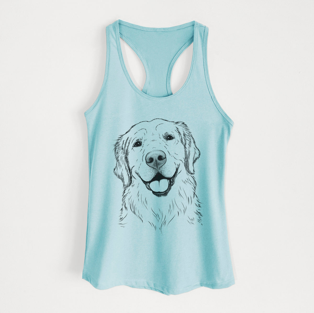 Griffin the Golden Retriever - Women's Racerback Tanktop
