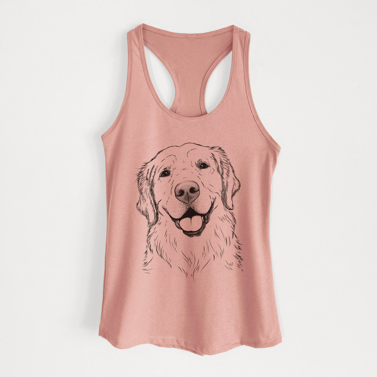 Griffin the Golden Retriever - Women's Racerback Tanktop