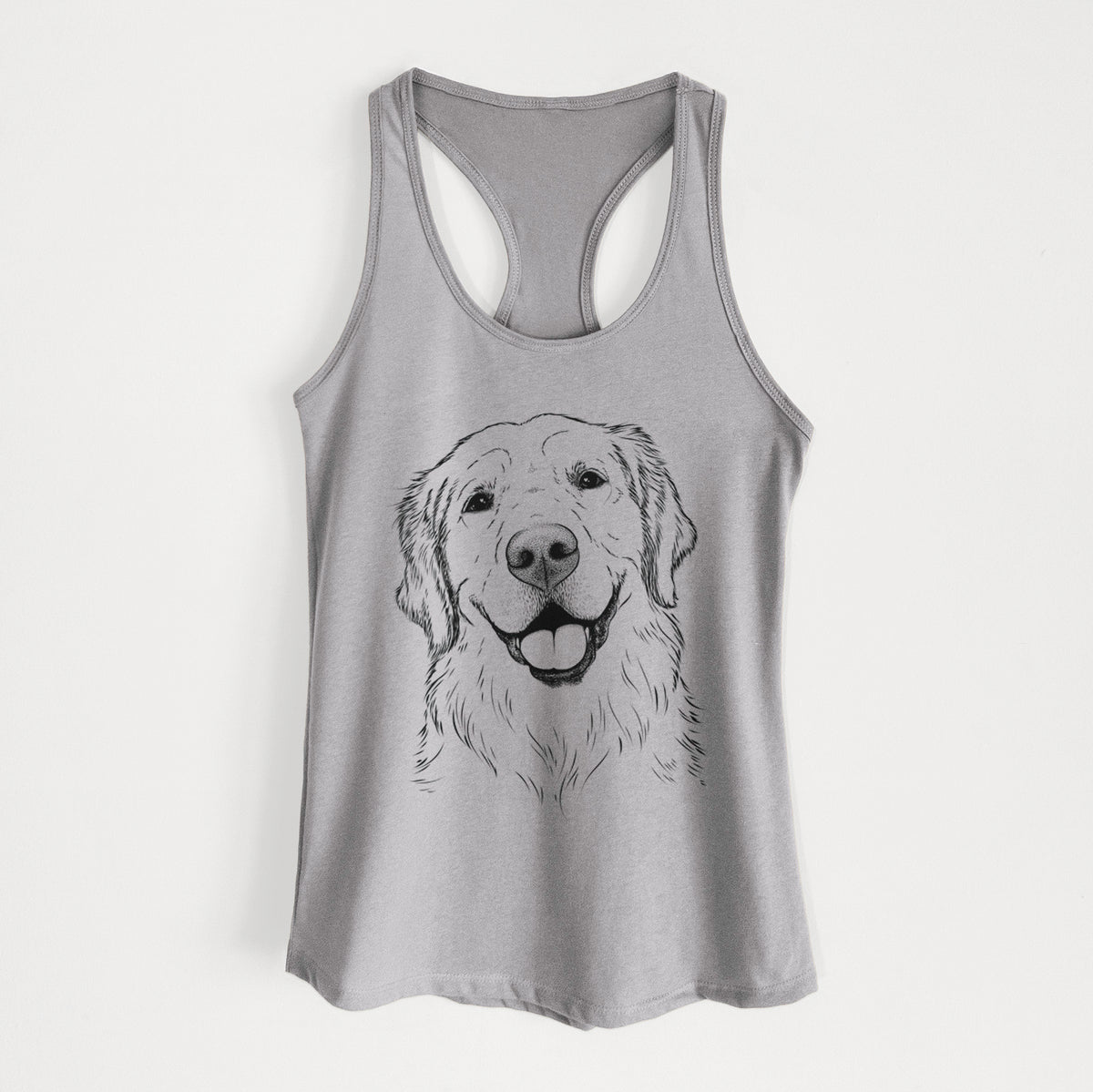 Griffin the Golden Retriever - Women&#39;s Racerback Tanktop
