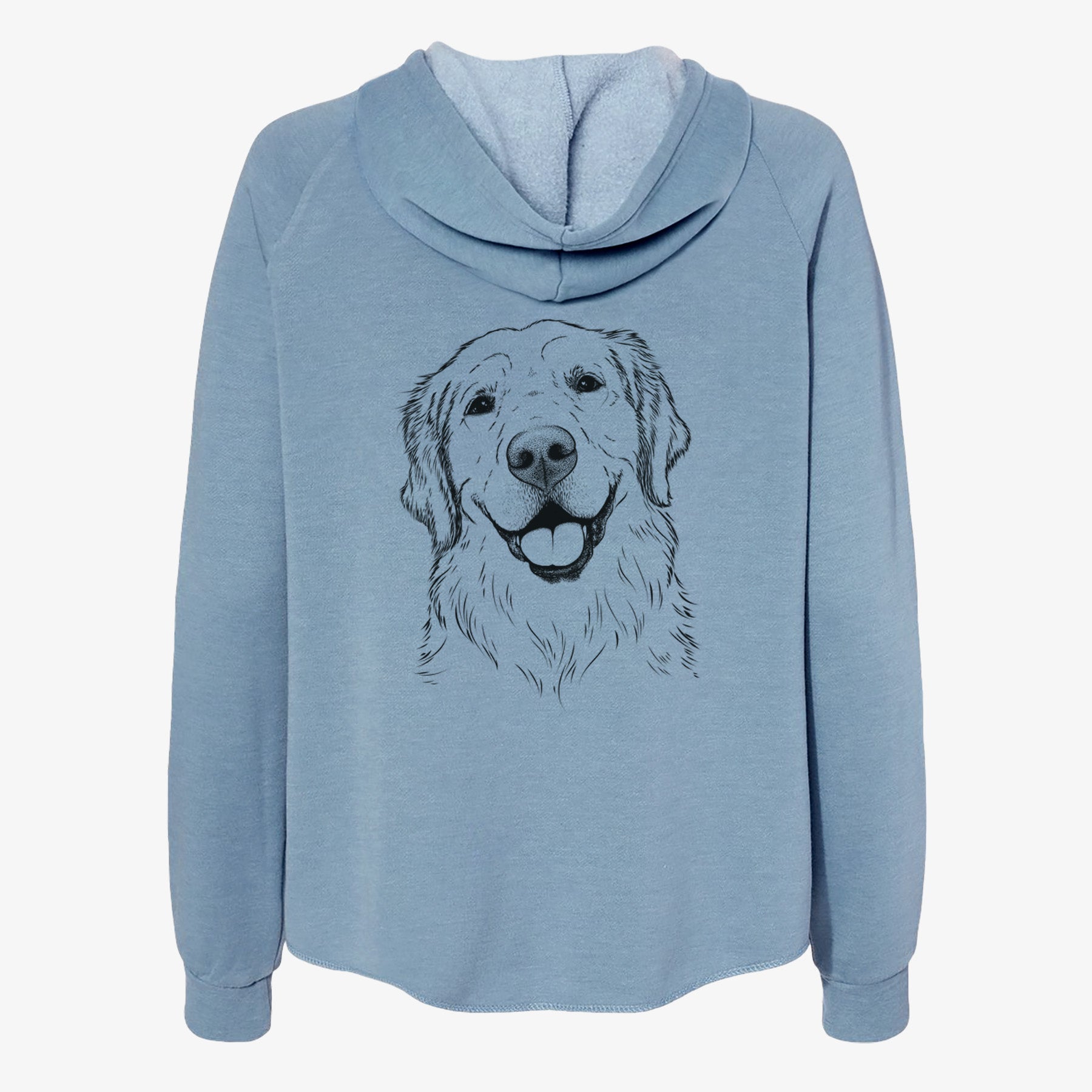 Griffin the Golden Retriever - Women's Cali Wave Zip-Up Sweatshirt