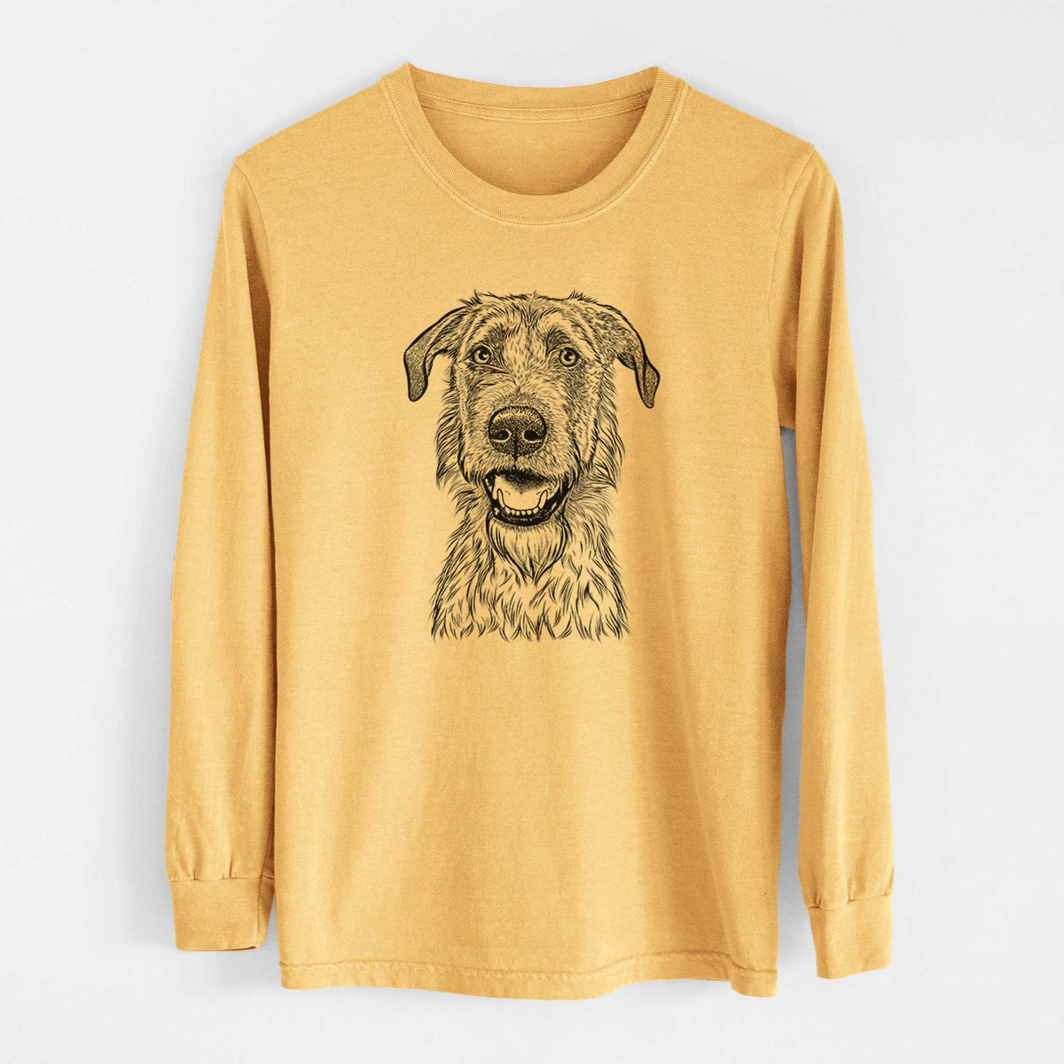 Bare Griffin the Irish Wolfhound - Heavyweight 100% Cotton Long Sleeve