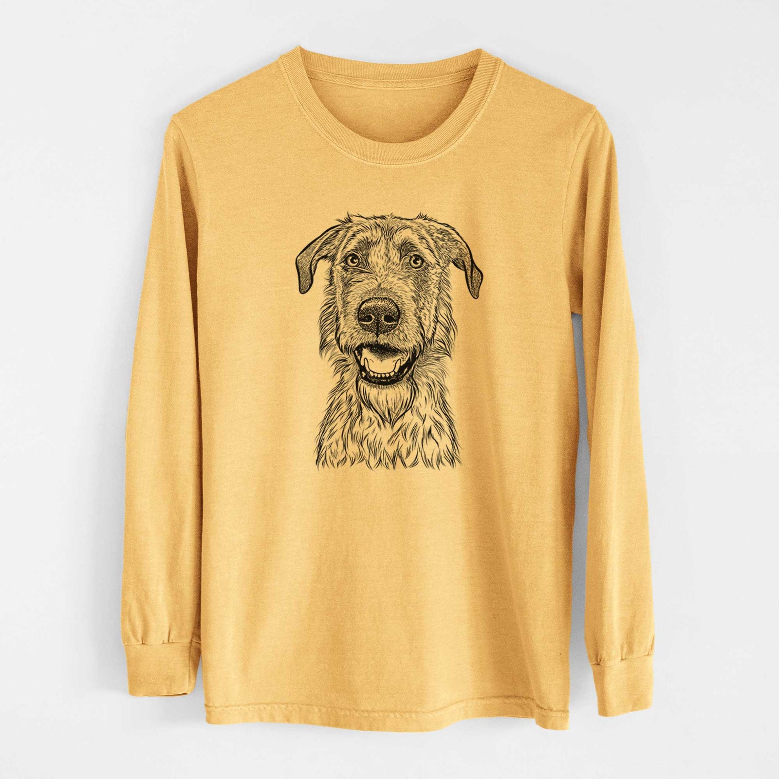 Bare Griffin the Irish Wolfhound - Heavyweight 100% Cotton Long Sleeve