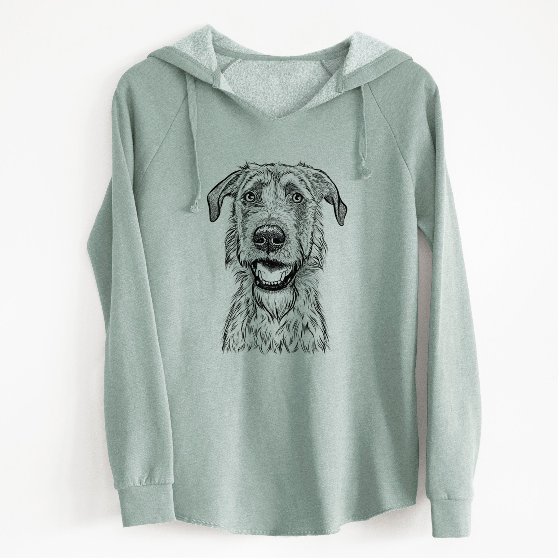 Bare Griffin the Irish Wolfhound - Cali Wave Hooded Sweatshirt
